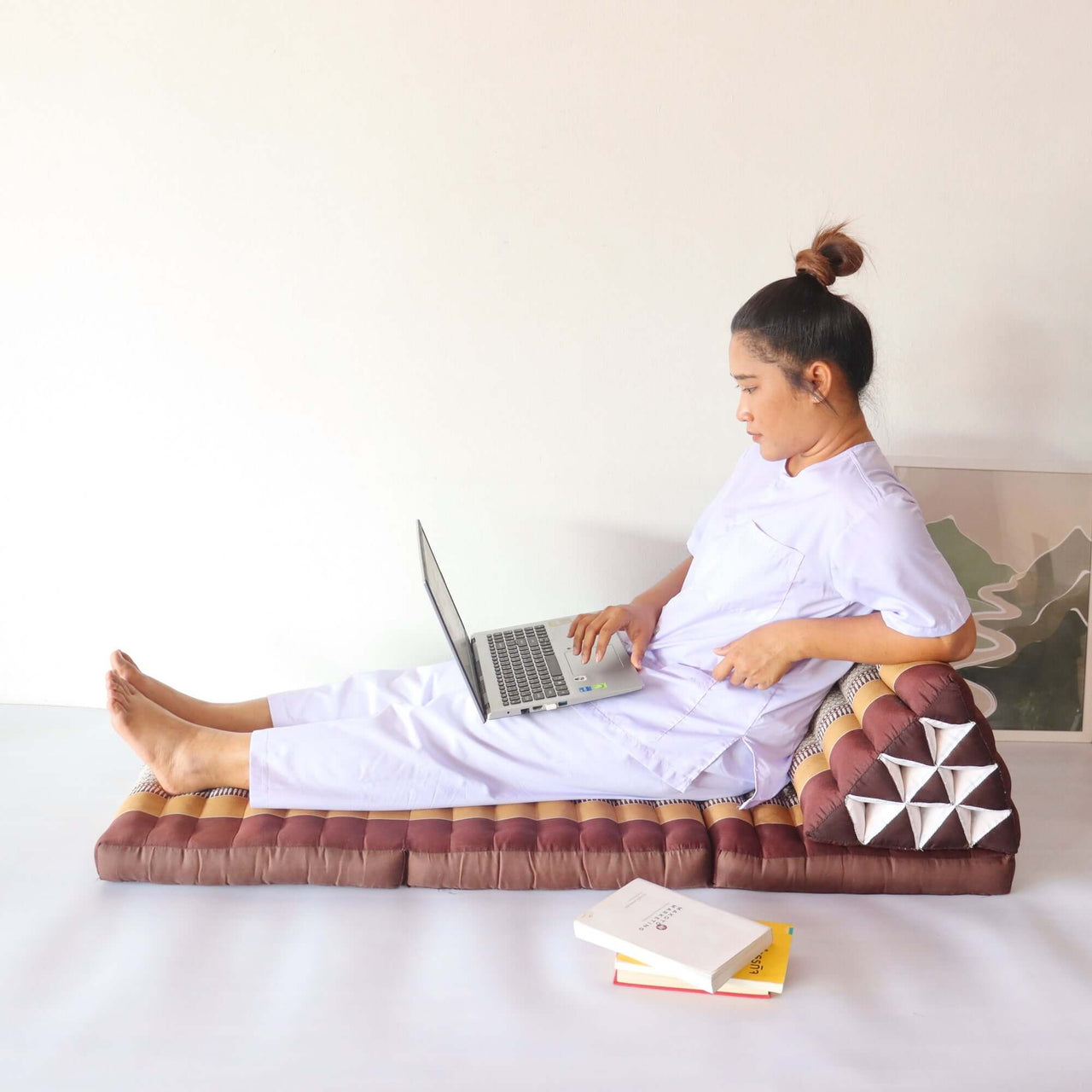 KORN KA NOK - Thai Triangle Cushion (3 Fold)