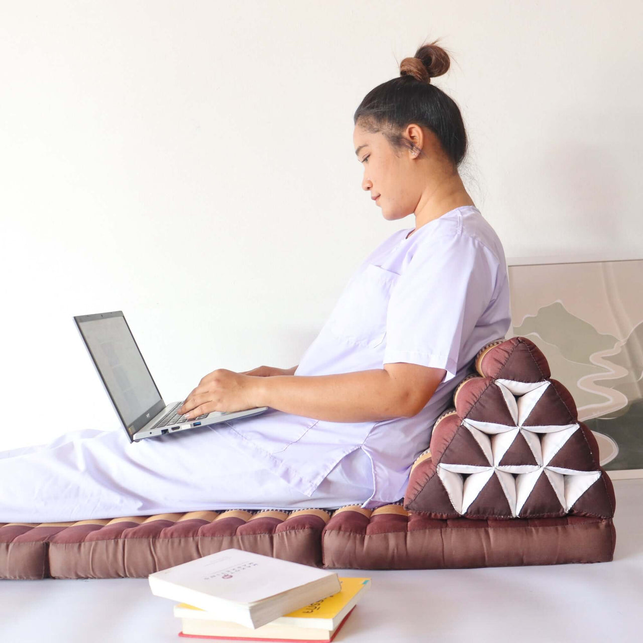 KORN KA NOK - Thai Triangle Cushion (3 Fold)
