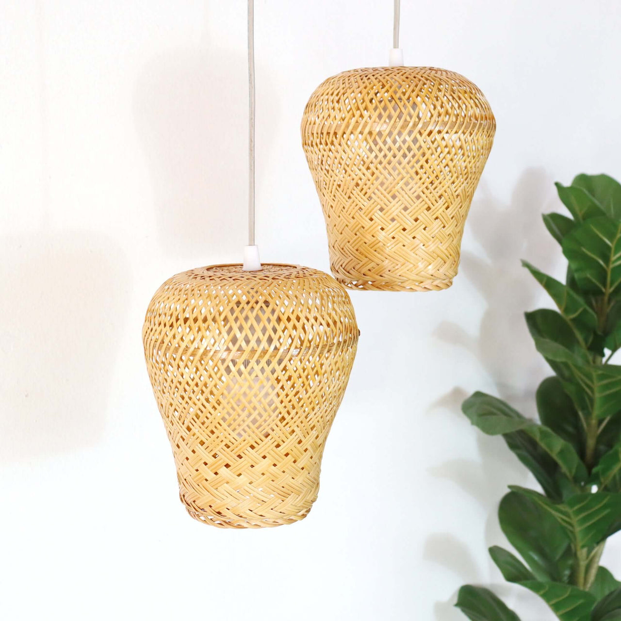 NAT - BAMBOO & RATTAN PENDANT LIGHT