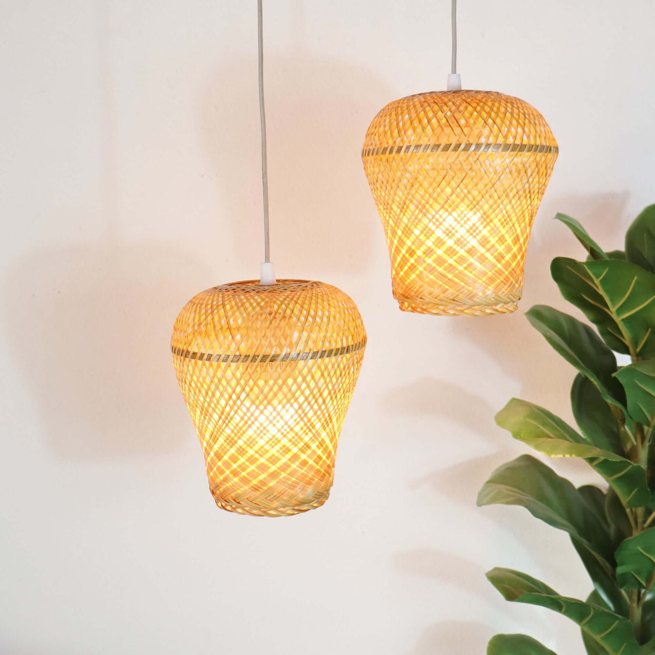 NAT - BAMBOO & RATTAN PENDANT LIGHT