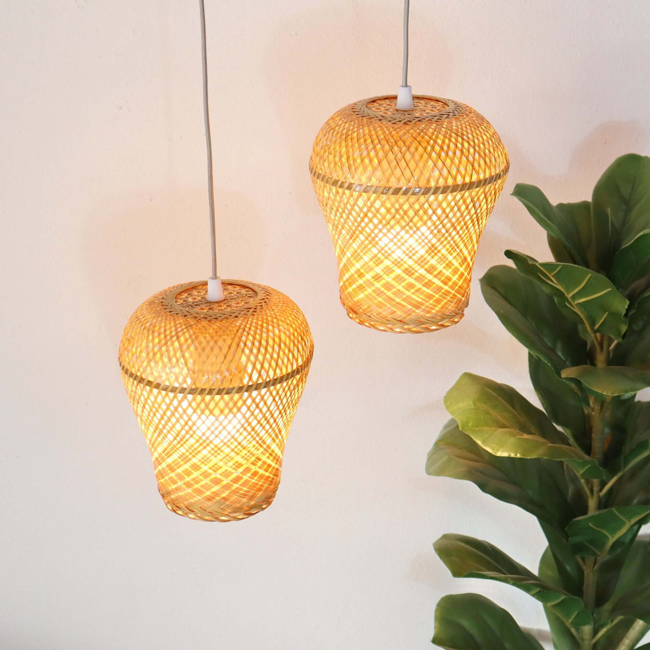 NAT - BAMBOO & RATTAN PENDANT LIGHT
