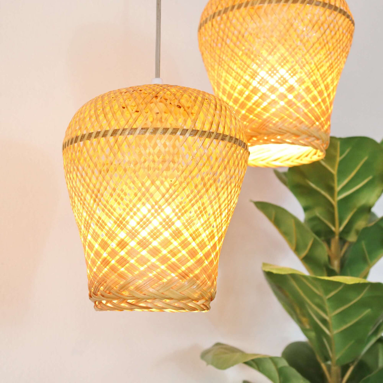 NAT - BAMBOO & RATTAN PENDANT LIGHT