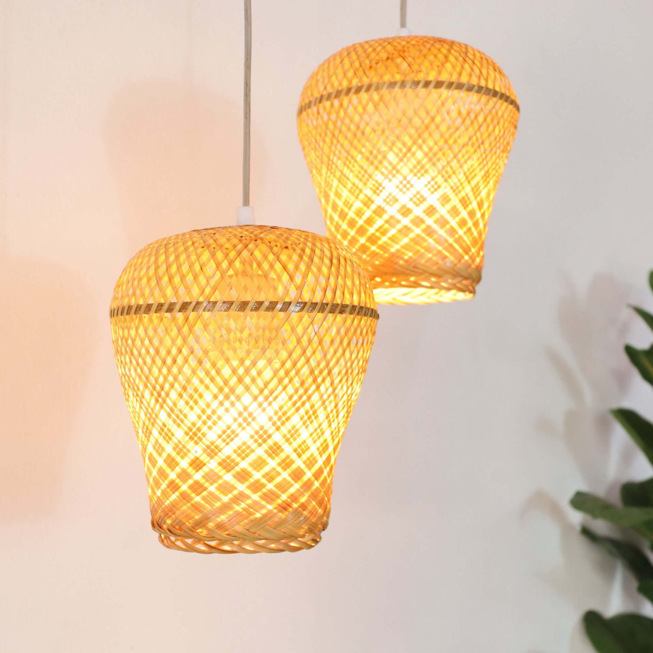 NAT - BAMBOO & RATTAN PENDANT LIGHT