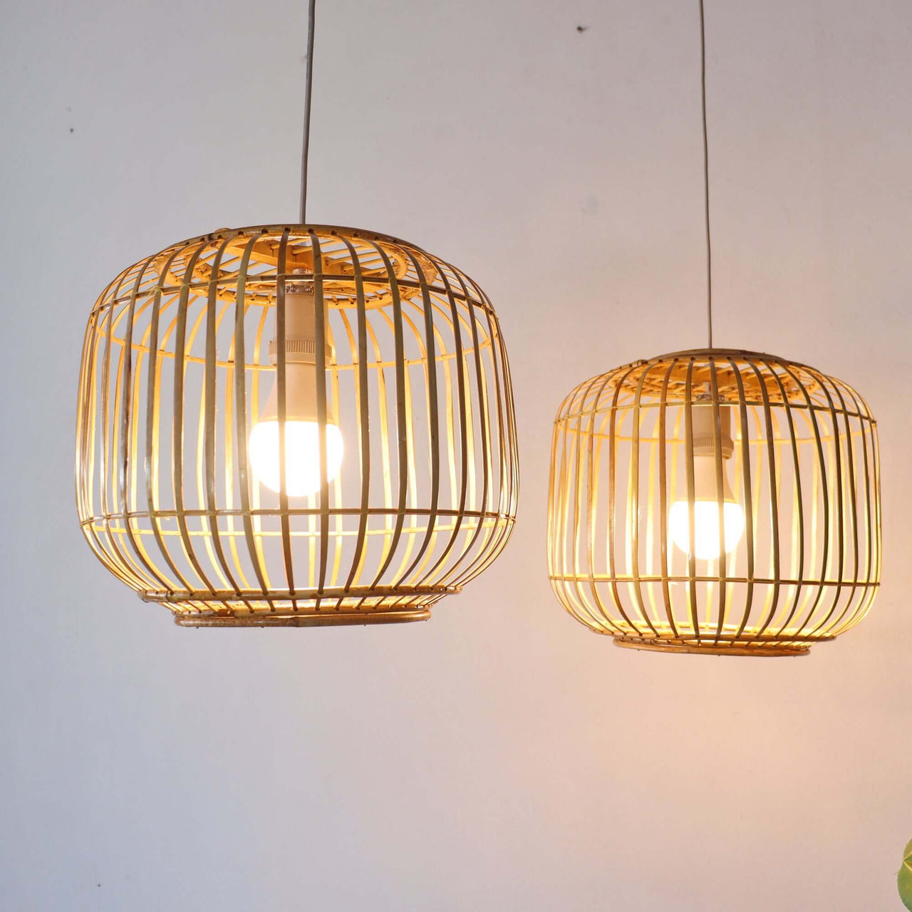 NUB DAO - Rattan and Bamboo Pendant Light