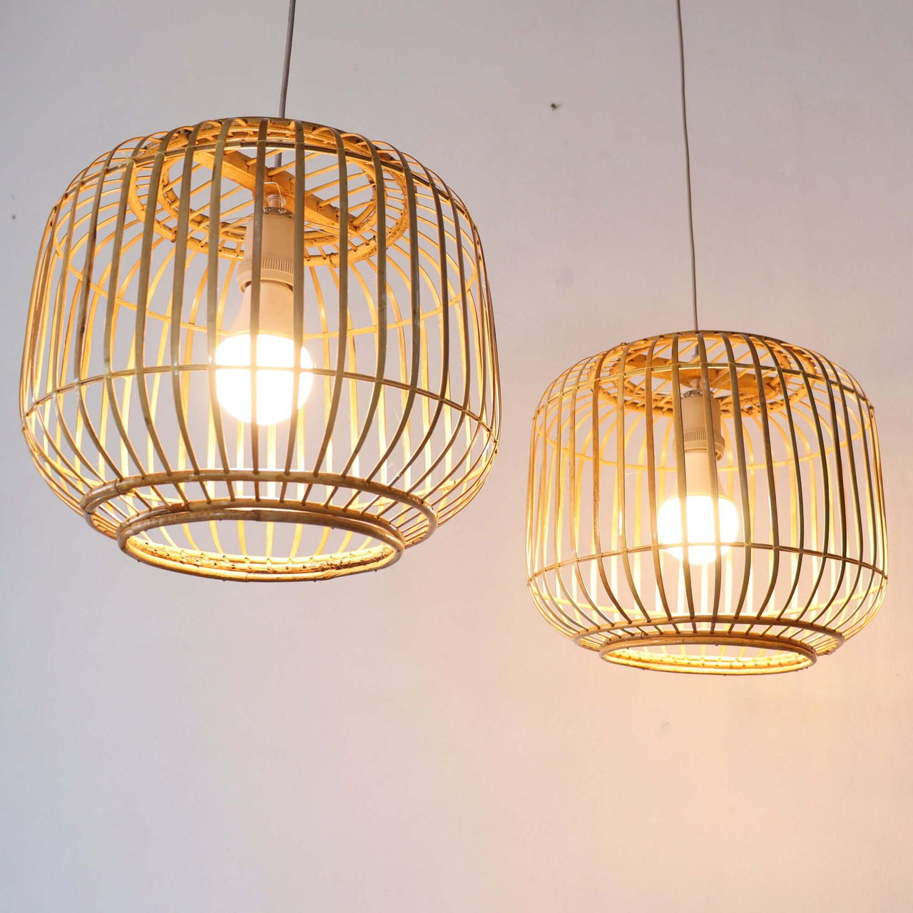 NUB DAO - Rattan and Bamboo Pendant Light