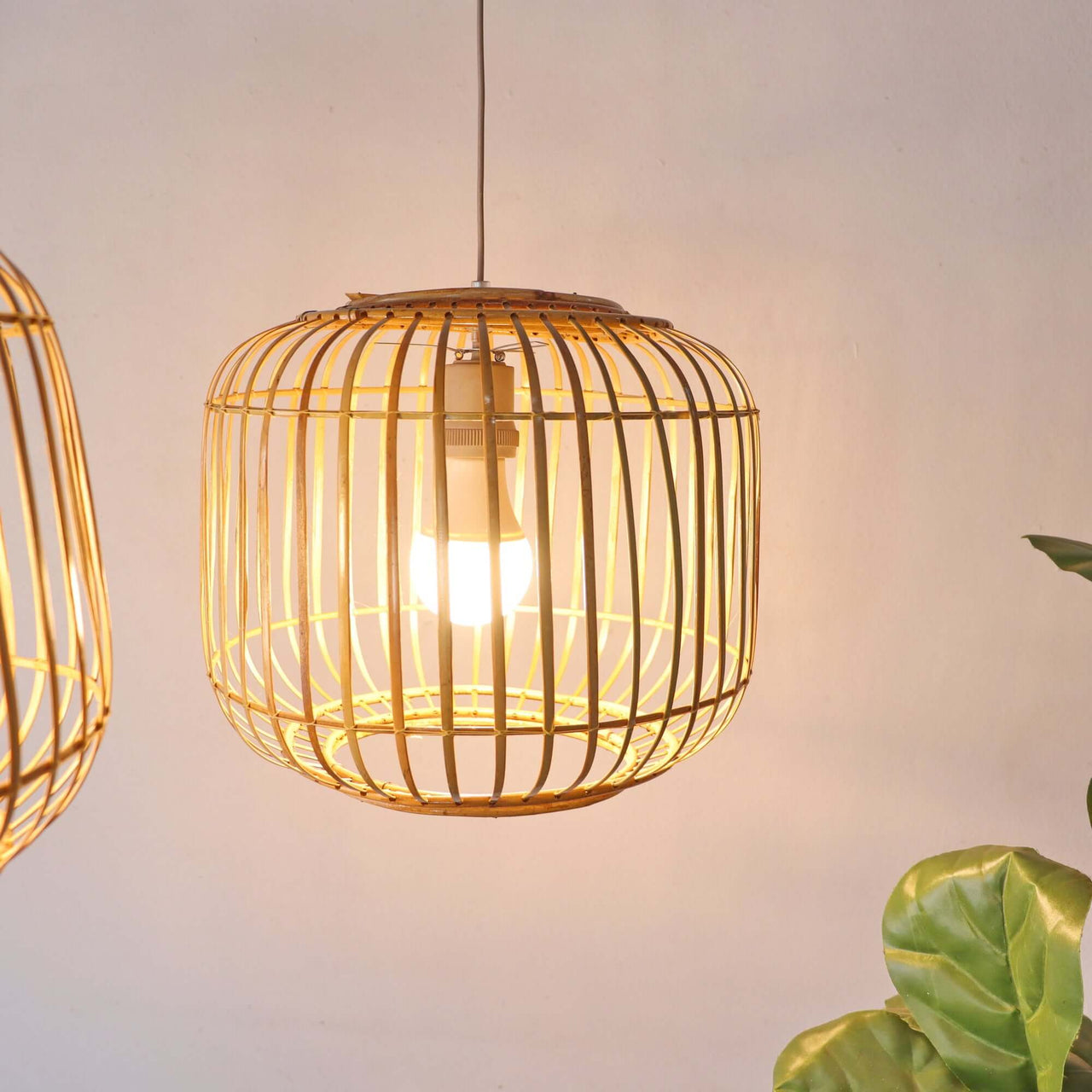 NUB DAO - Rattan and Bamboo Pendant Light