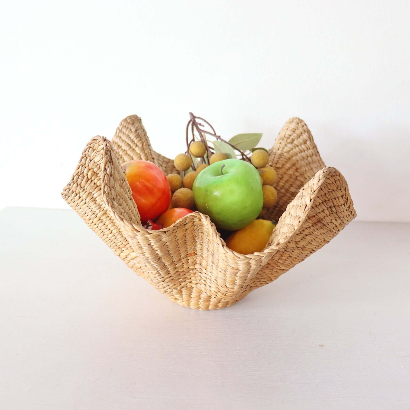 JI RA JED - Natural color Basket and Tray