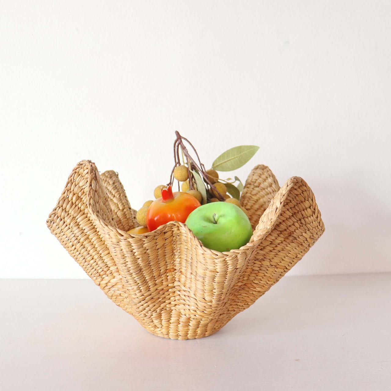 JI RA JED - Natural color Basket and Tray