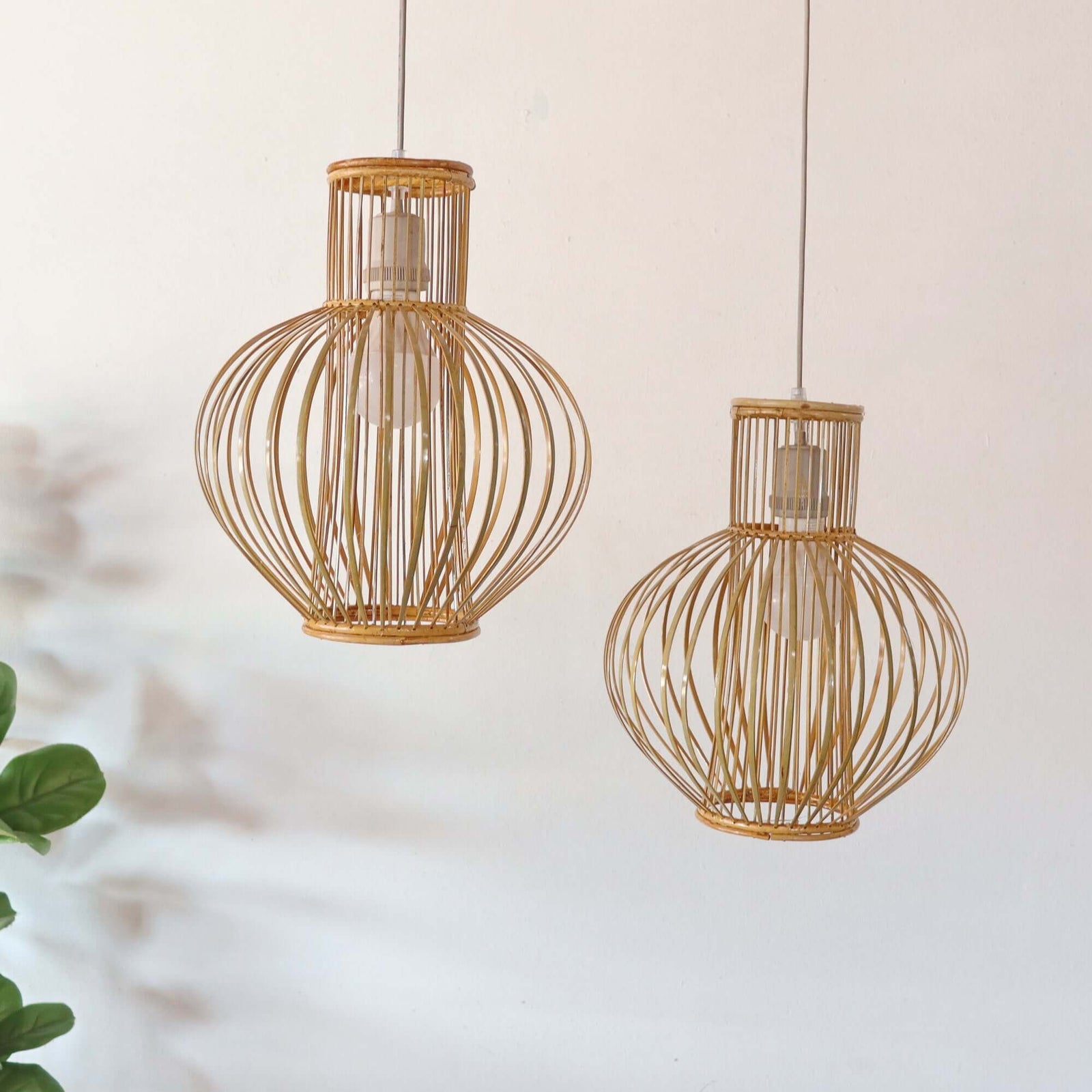 YAI MAI - Rattan and Bamboo Pendant Light Shade