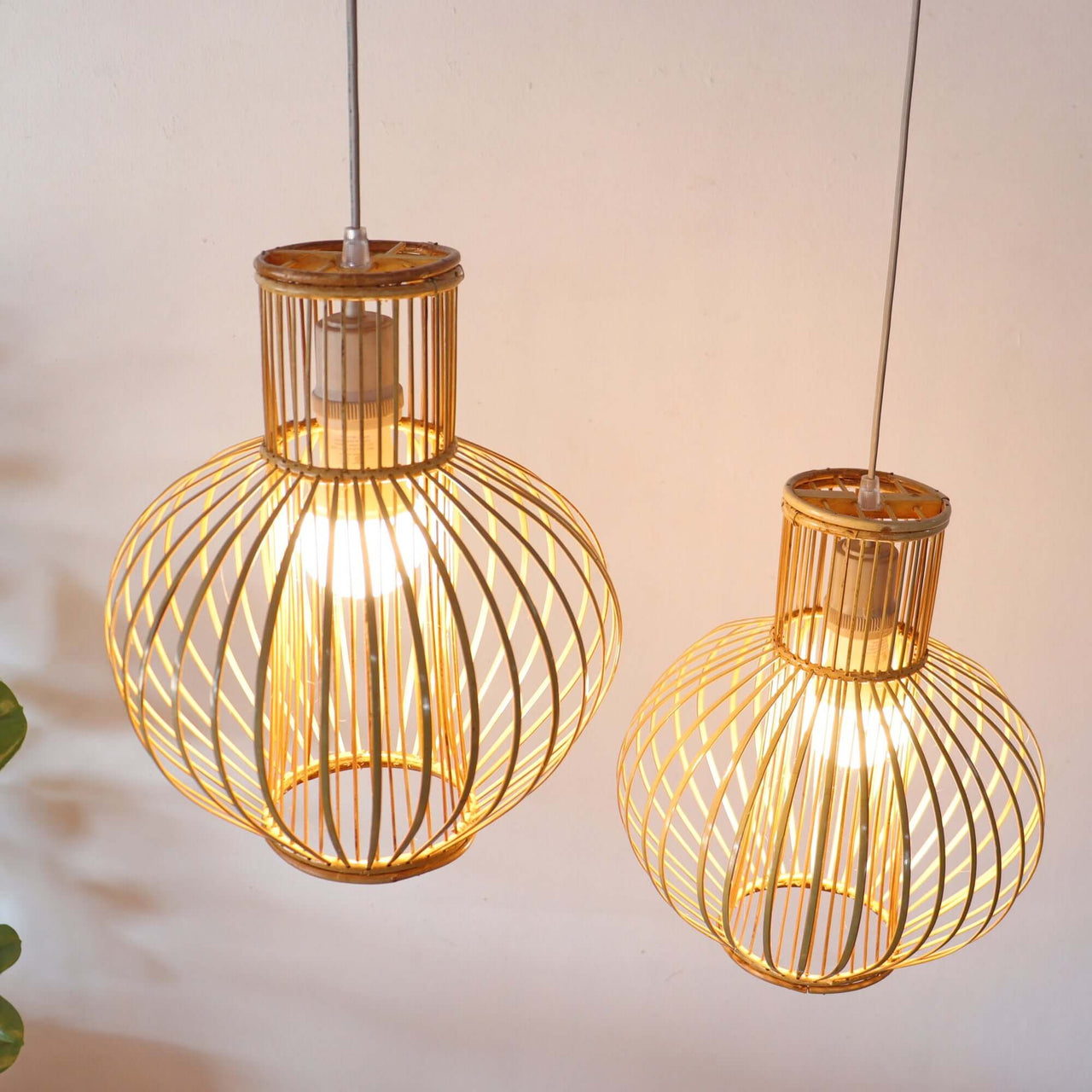 YAI MAI - Rattan and Bamboo Pendant Light Shade