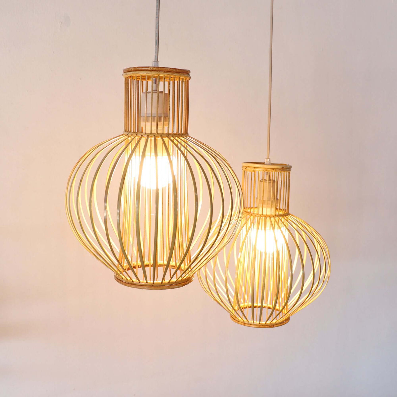 YAI MAI - Rattan and Bamboo Pendant Light Shade
