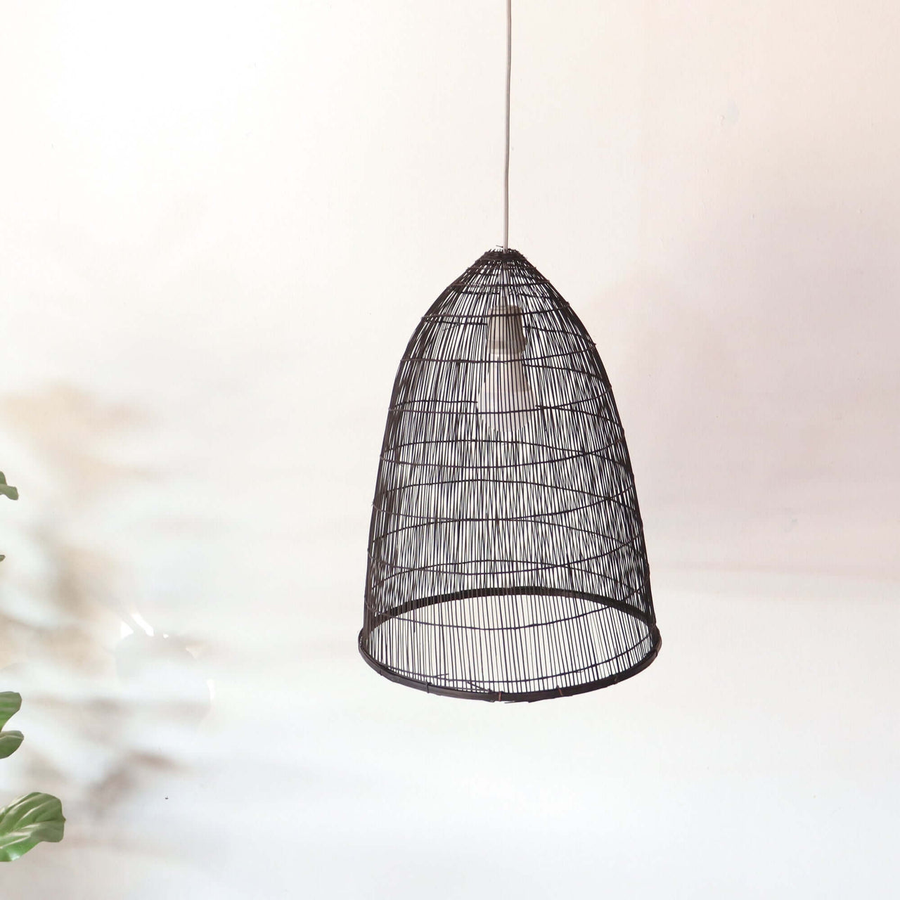 SAWAN - Black Bamboo Pendant Light Shade