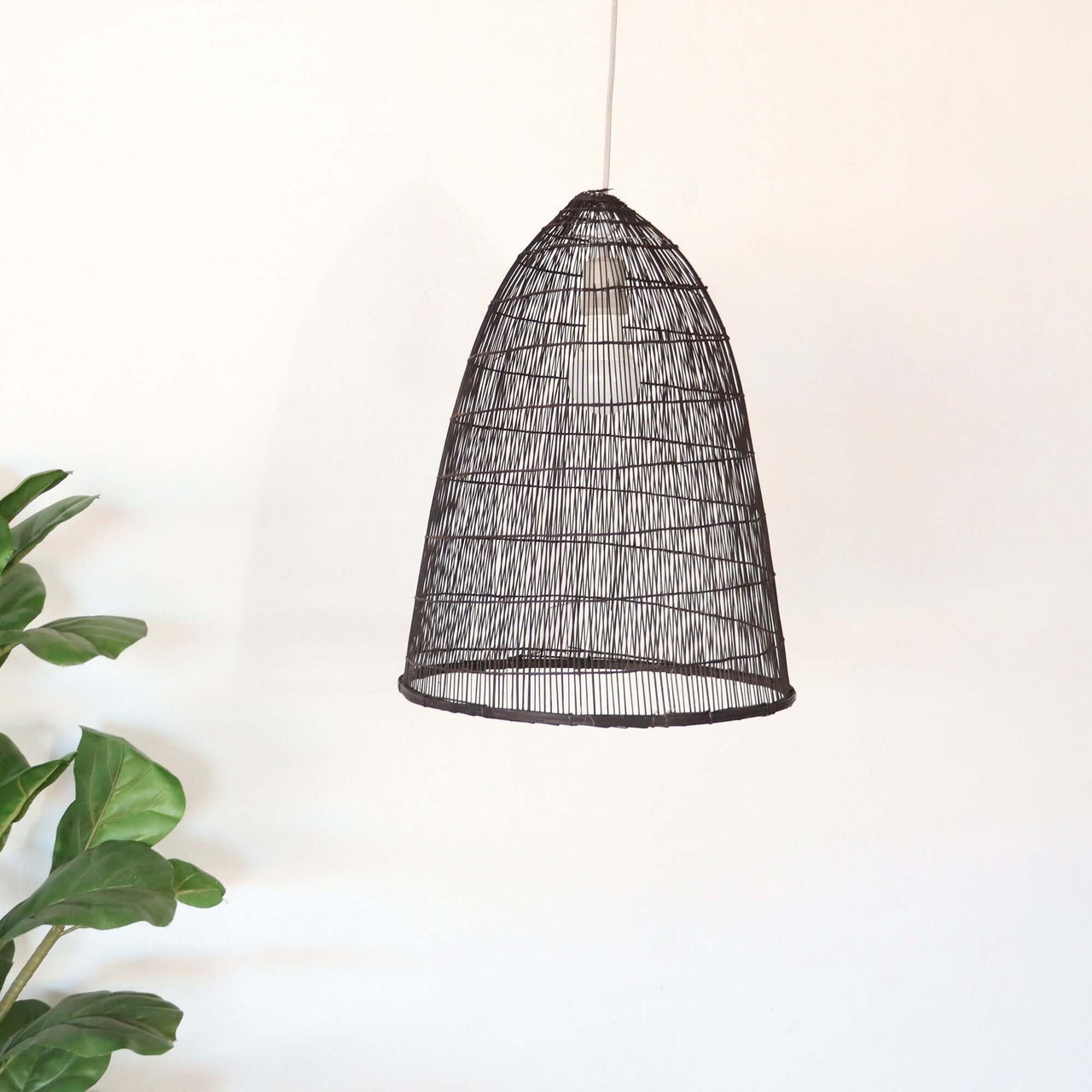 SAWAN - Black Bamboo Pendant Light Shade