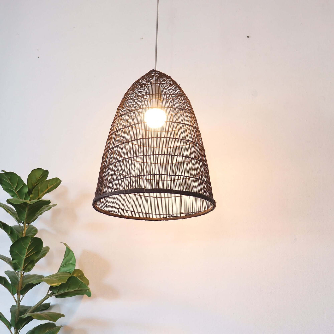 SAWAN - Black Bamboo Pendant Light Shade