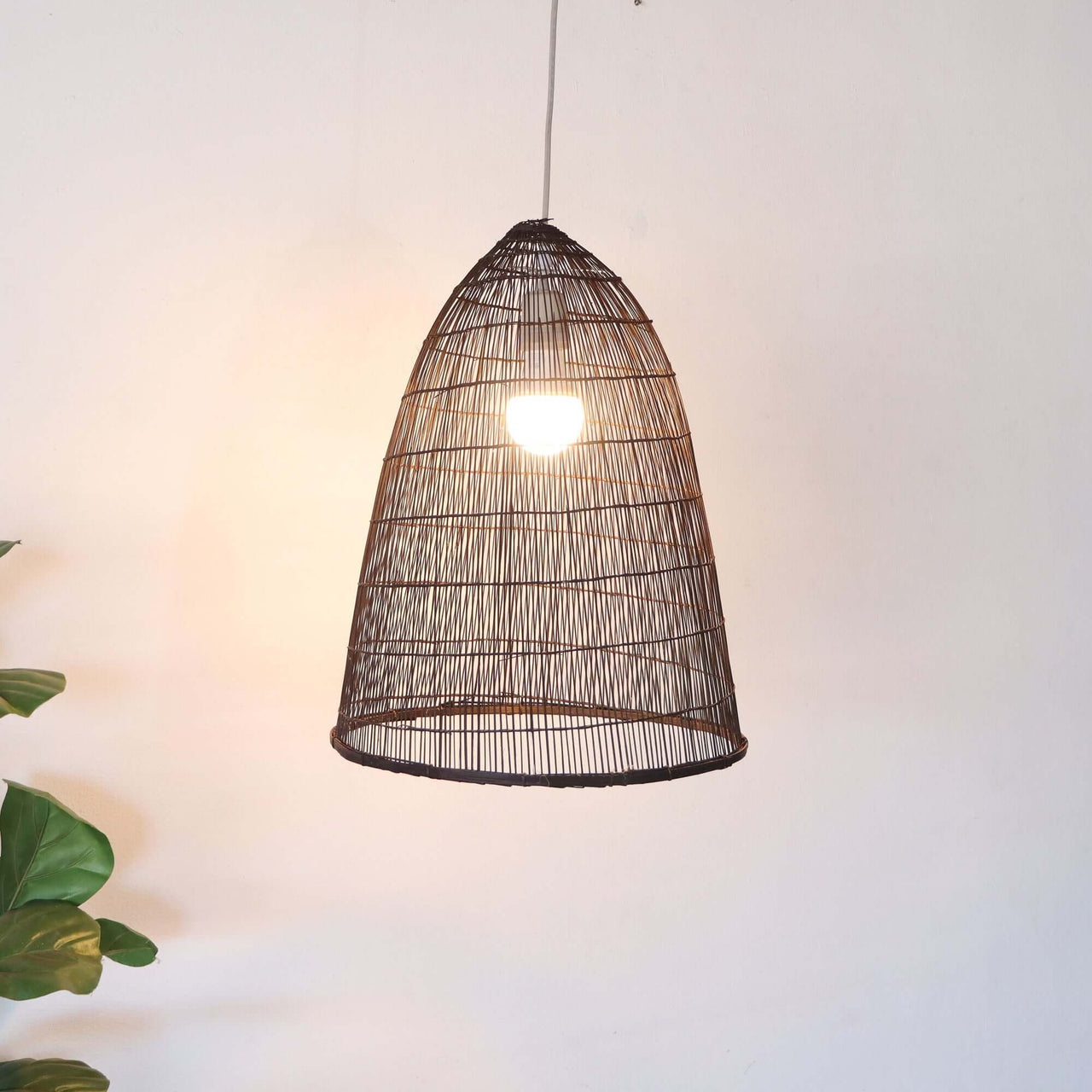 SAWAN - Black Bamboo Pendant Light Shade