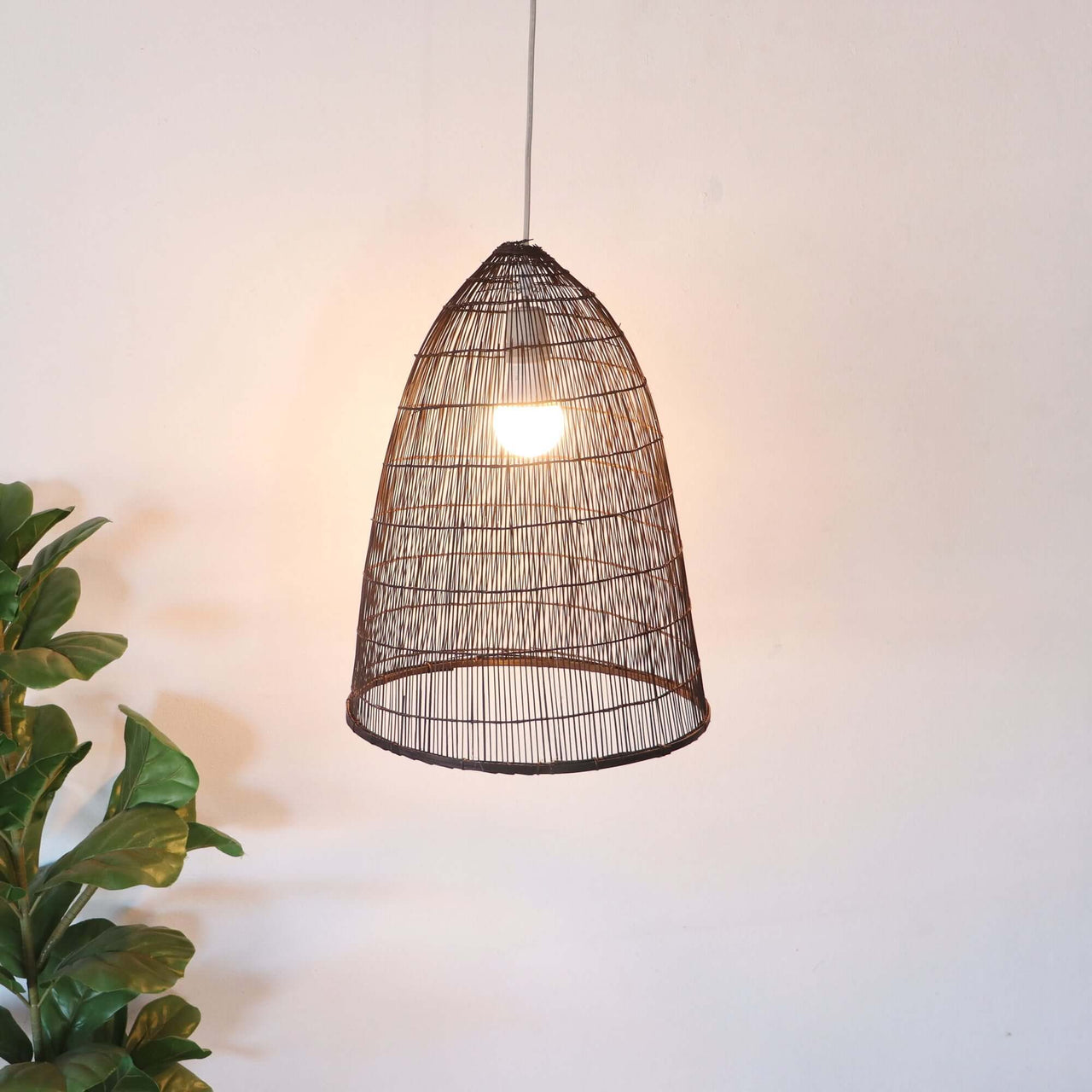 SAWAN - Black Bamboo Pendant Light Shade