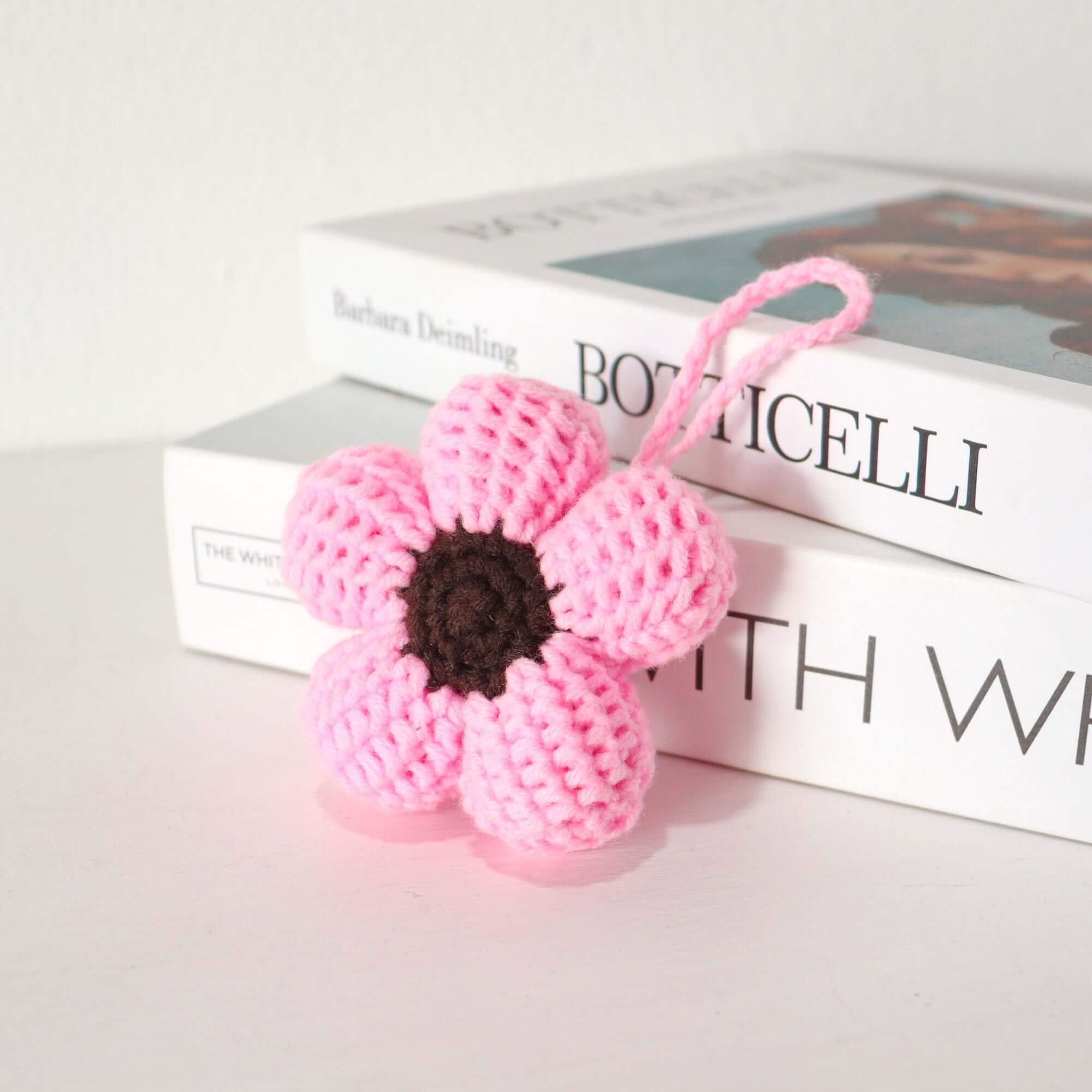 Haakpatroon Sleutelhanger Happy Bloem Haakpatroon Sleutelhanger Happy Bloem