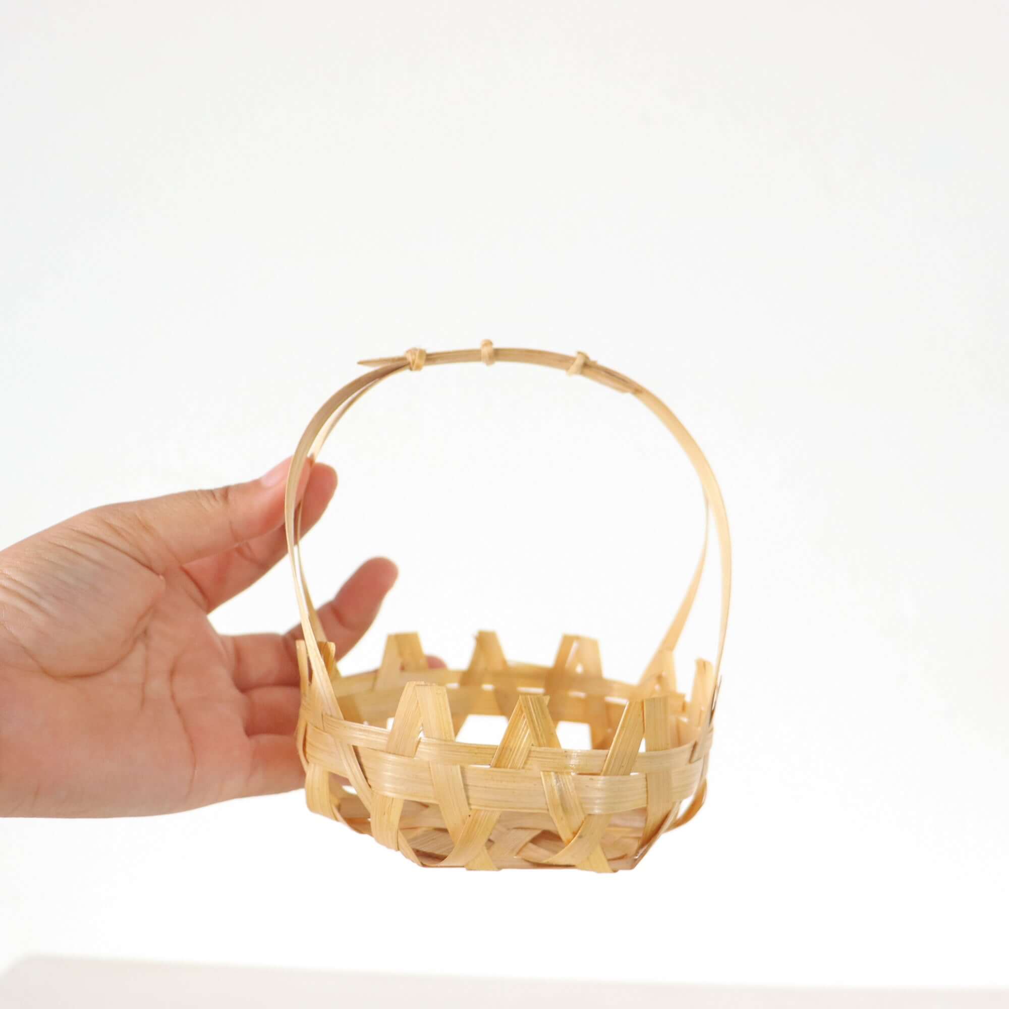 Bamboo Basket for Catering 24 pcs. per Pack - MA NO CHA