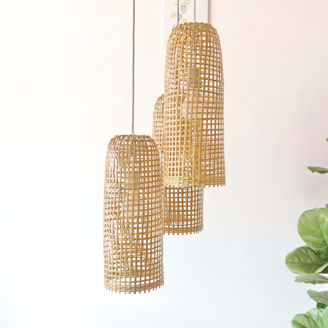MON WA LI - Bamboo Pendant Light Shade