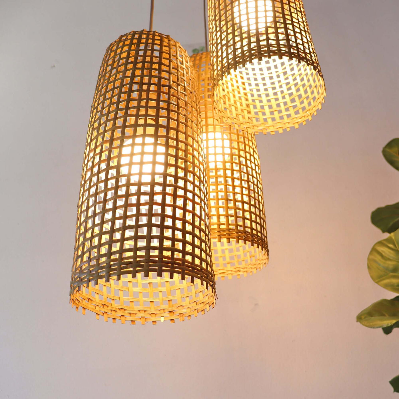 MON WA LI - Bamboo Pendant Light Shade
