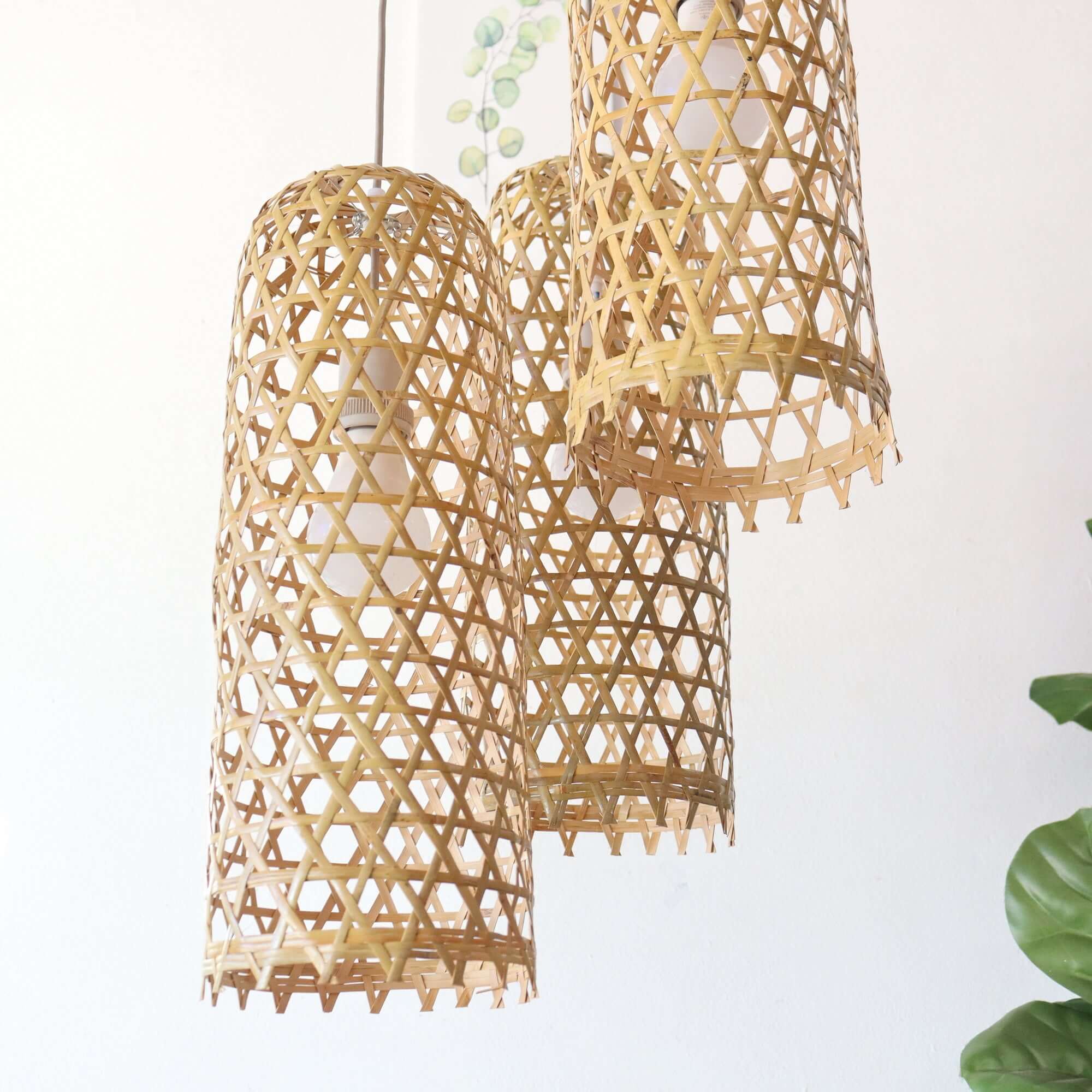 MON NA PHA - Bamboo Pendant Light Shade