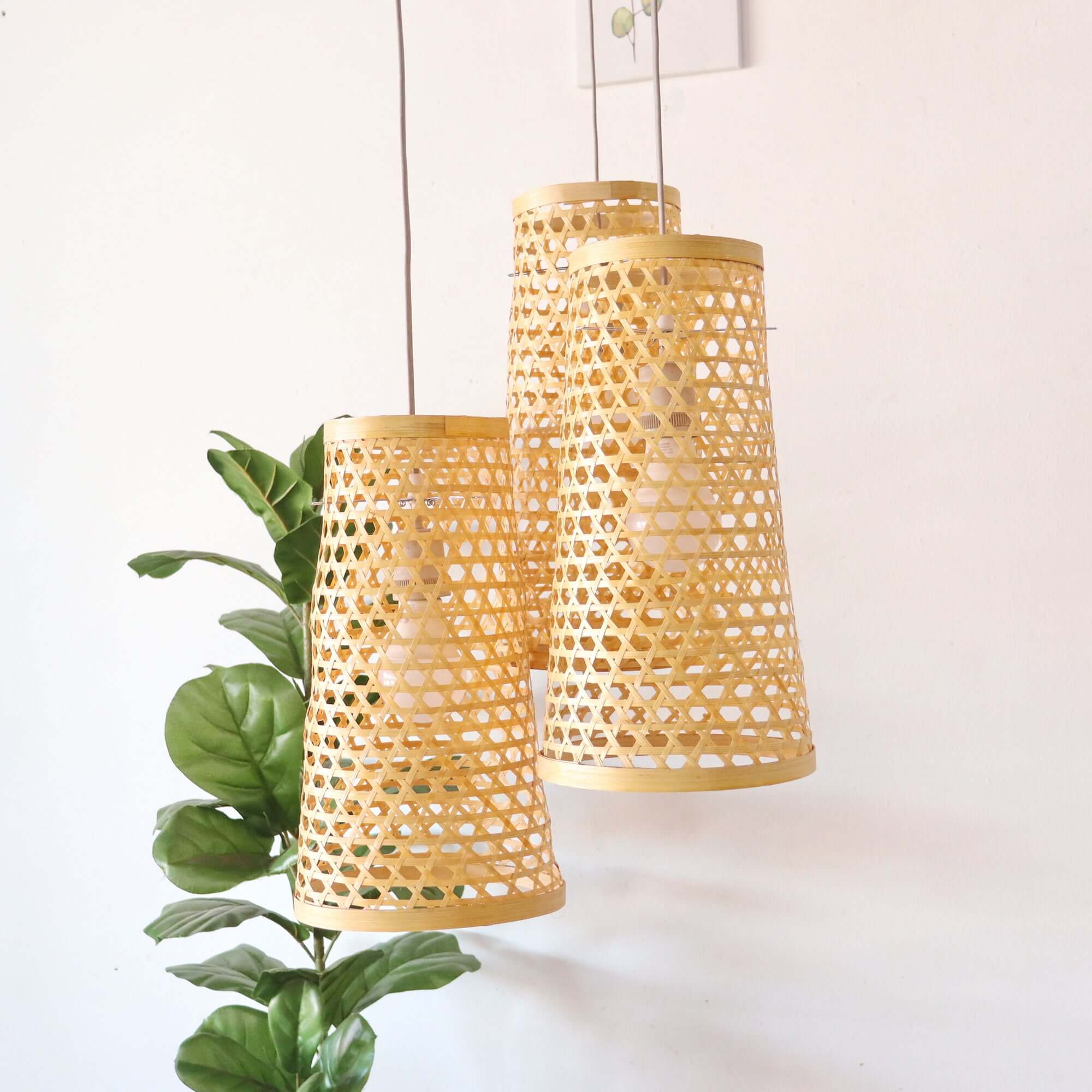 MA THU SON - Bamboo Pendant Light Shade