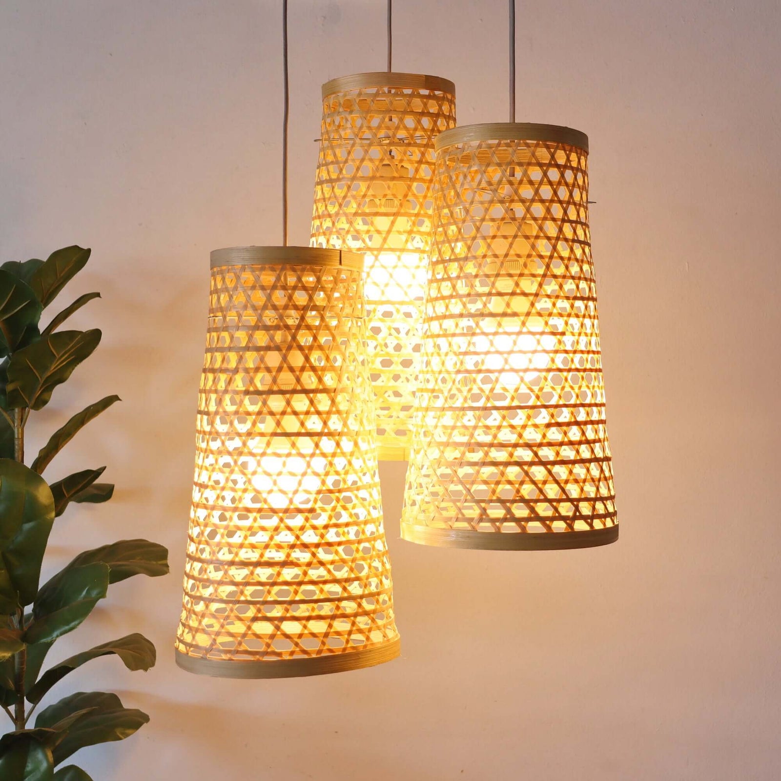 MA THU SON - Bamboo Pendant Light Shade