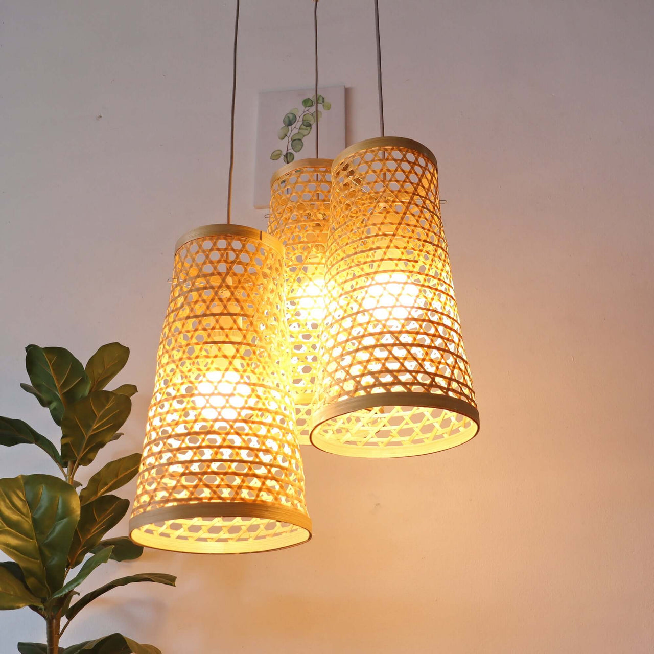 MA THU SON - Bamboo Pendant Light Shade