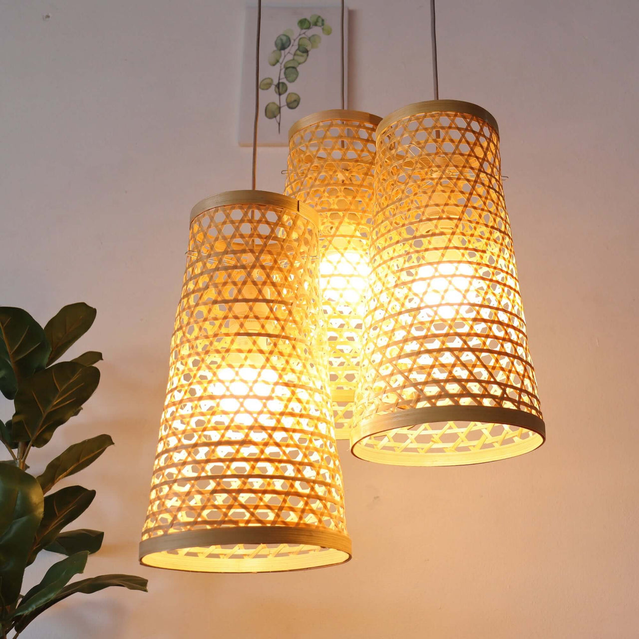 MA THU SON - Bamboo Pendant Light Shade