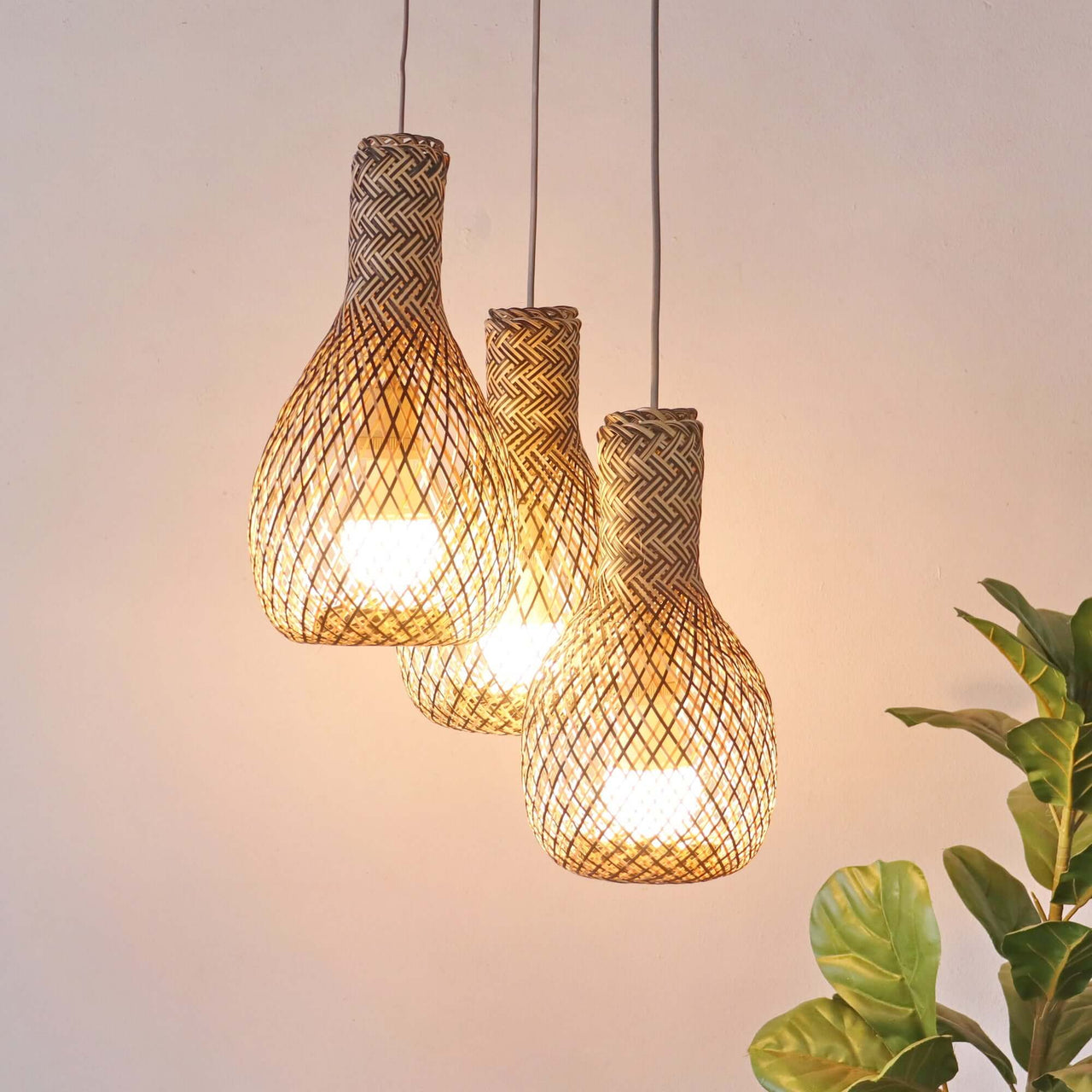 MON RA DA - Bamboo Pendant Light Shade