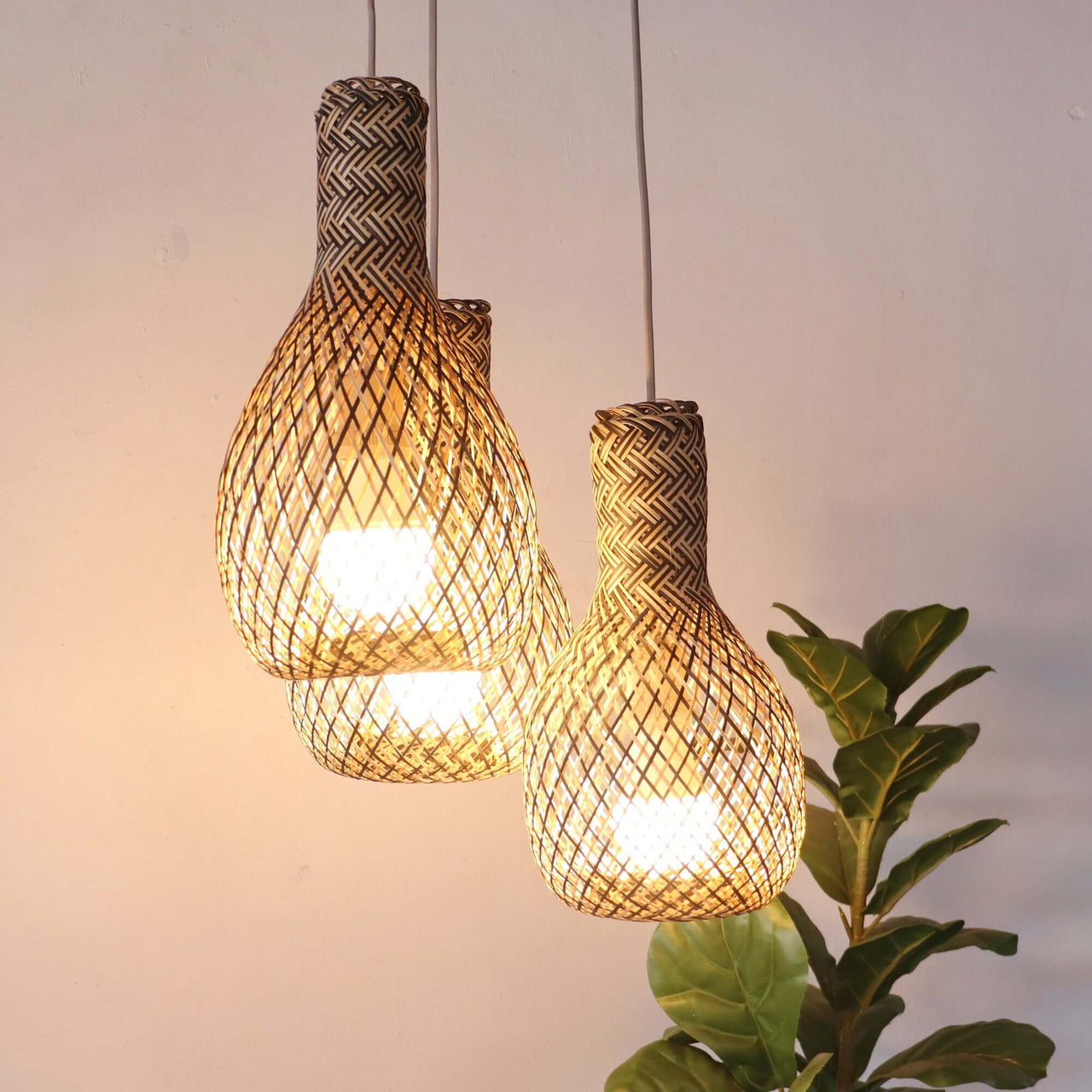 MON RA DA - Bamboo Pendant Light Shade