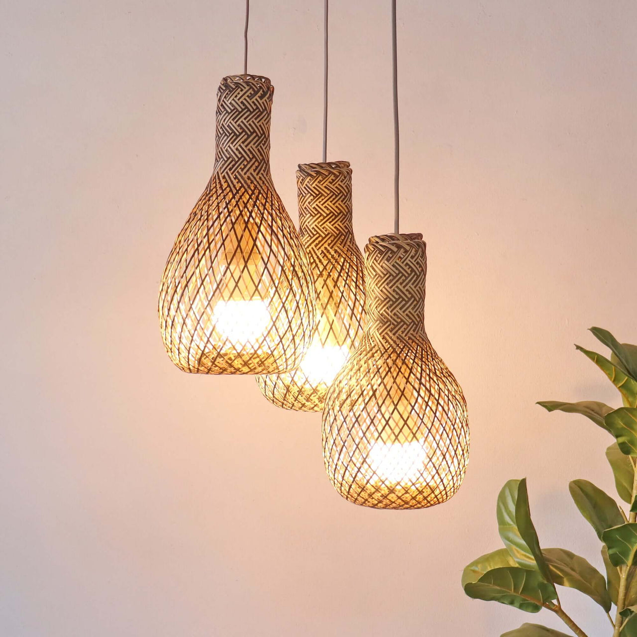 MON RA DA - Bamboo Pendant Light Shade
