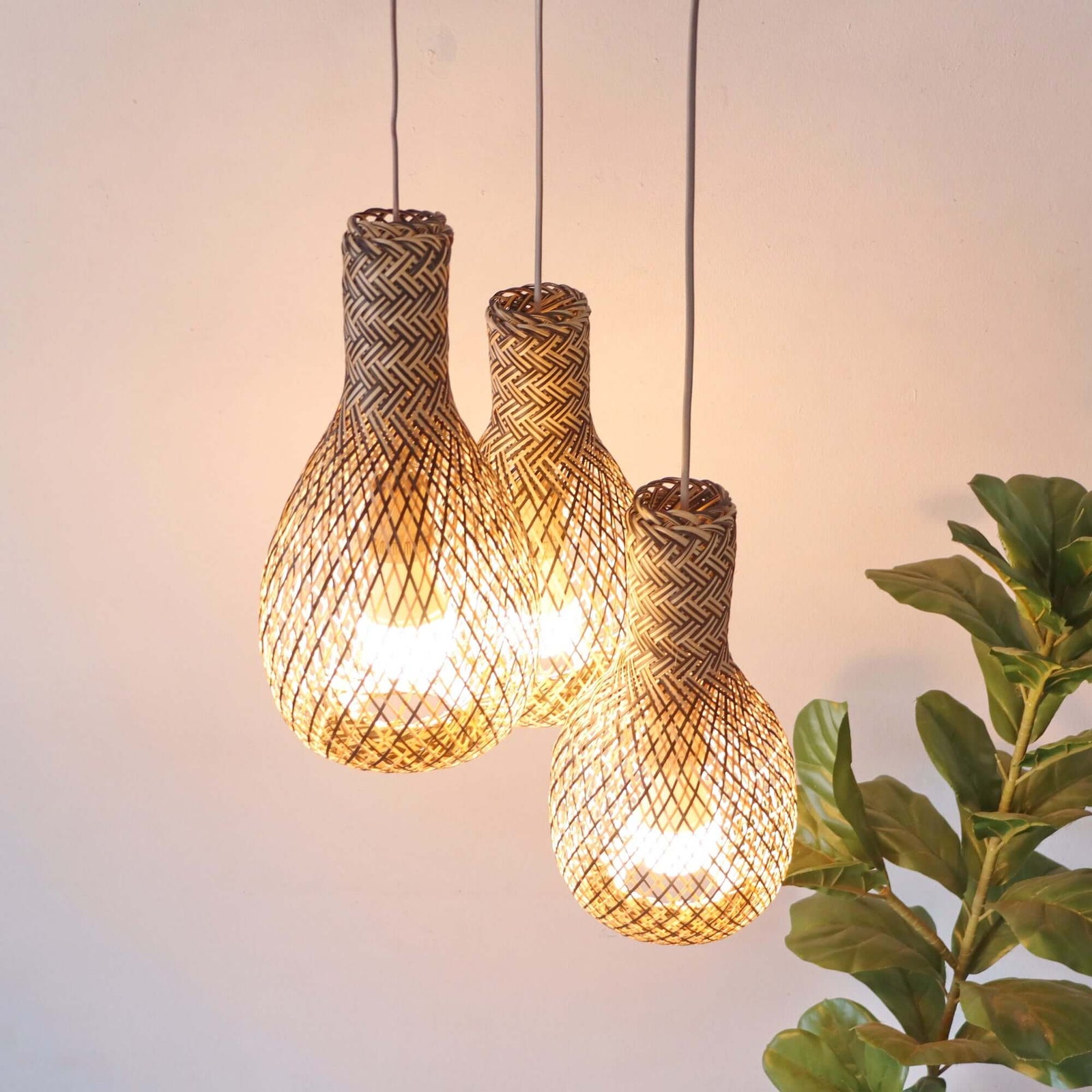 MON RA DA - Bamboo Pendant Light Shade