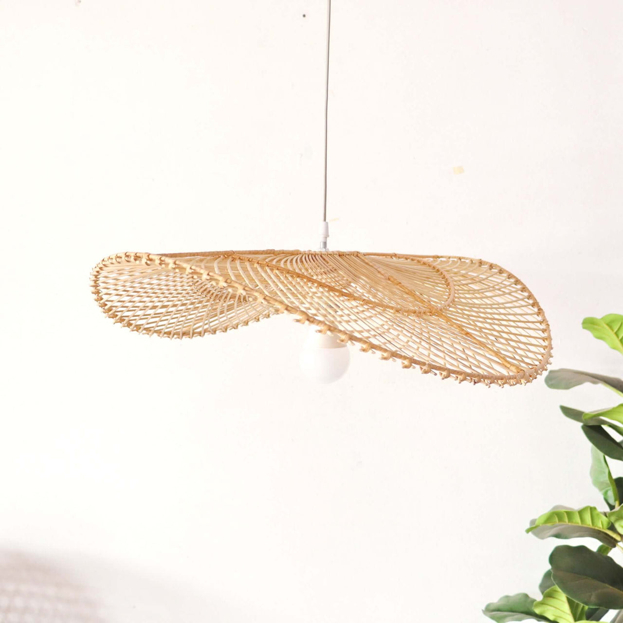 IYARA — rattan pendant light shade for kitchen island lighting