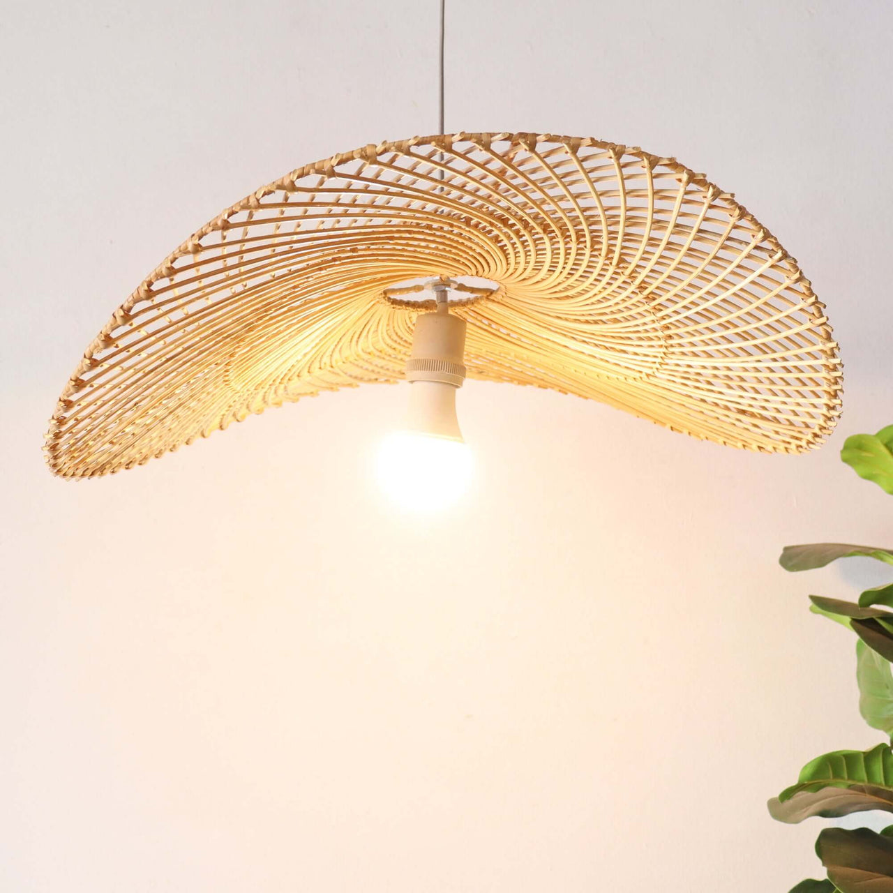 IYARA — boho rattan pendant light shade for living-room lighting