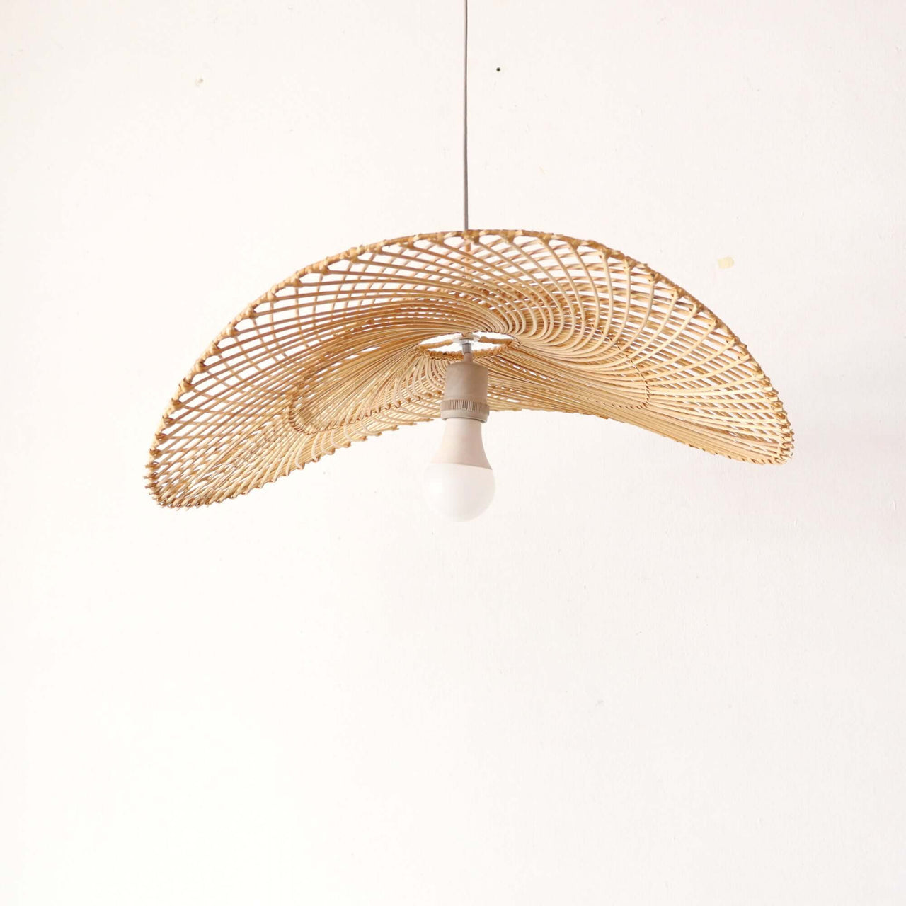 IYARA — statement rattan pendant light shade for open-plan living spaces