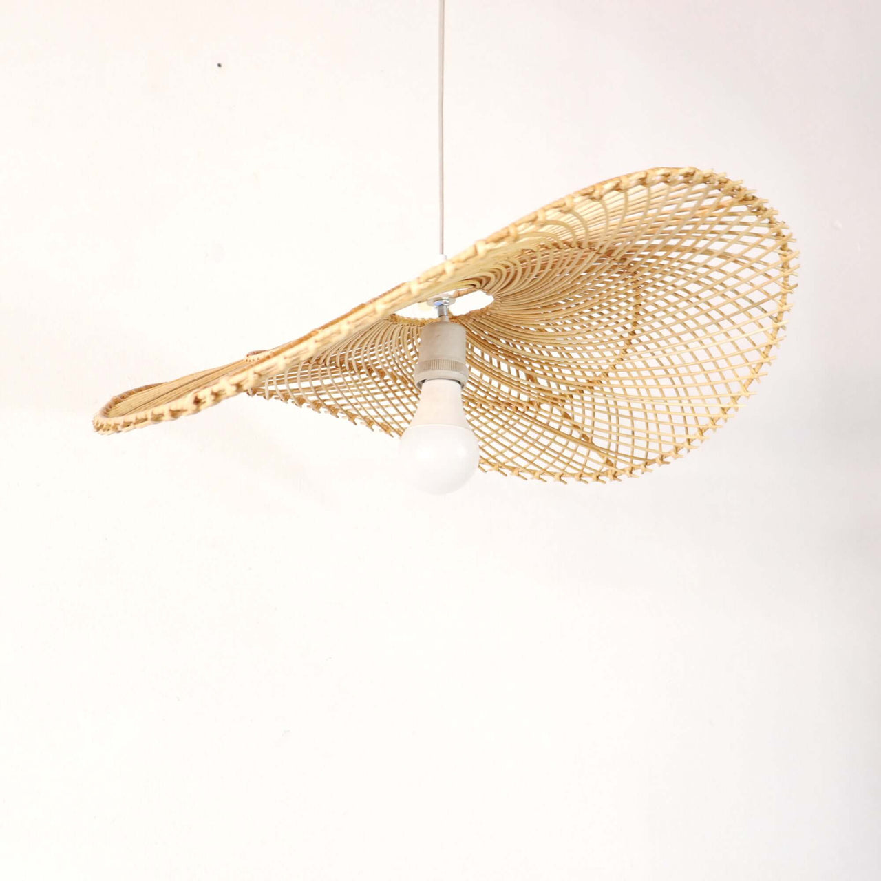IYARA — eco-friendly handwoven rattan pendant light shade with timeless appeal