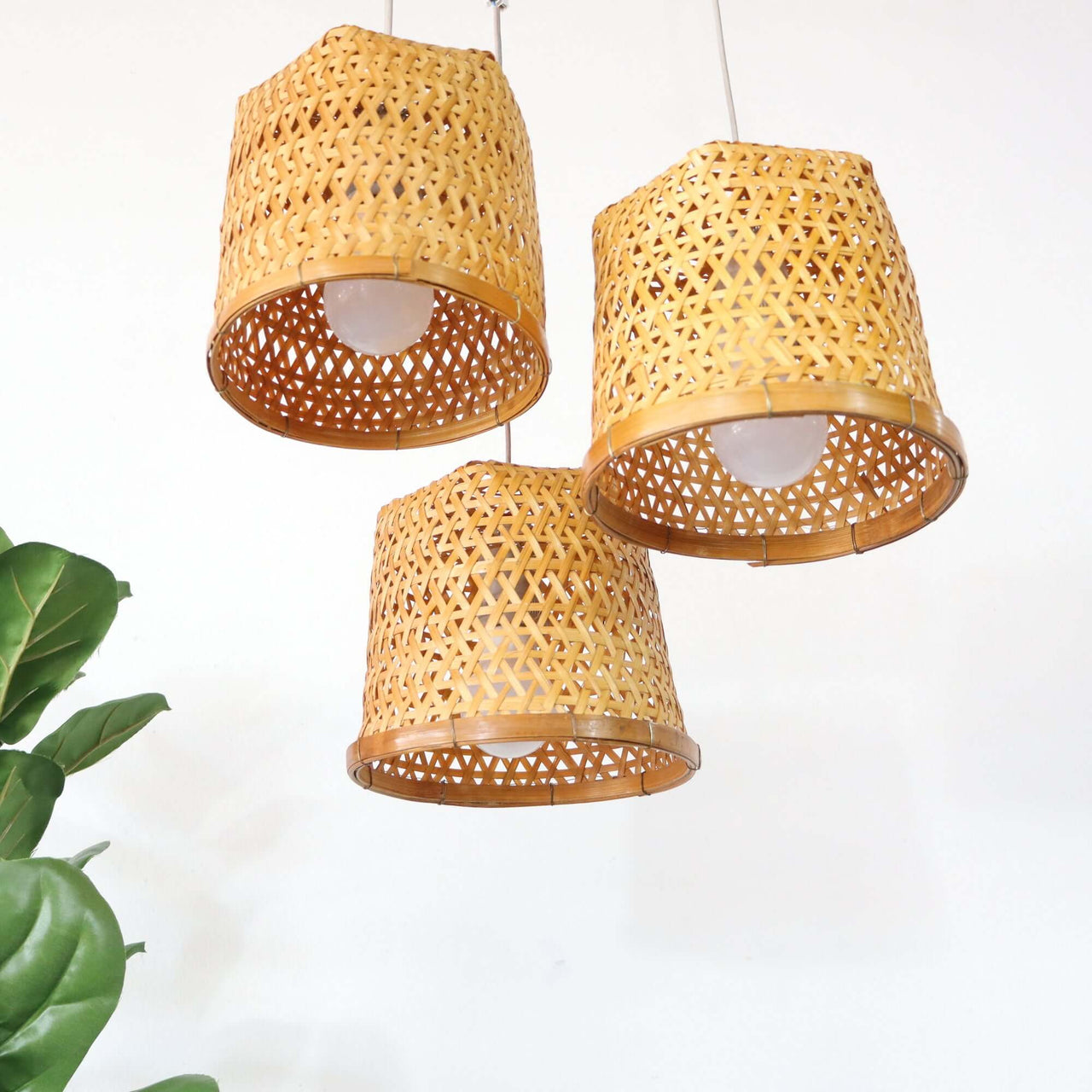 CRYSTALYN - Bamboo Pendant Light Shade