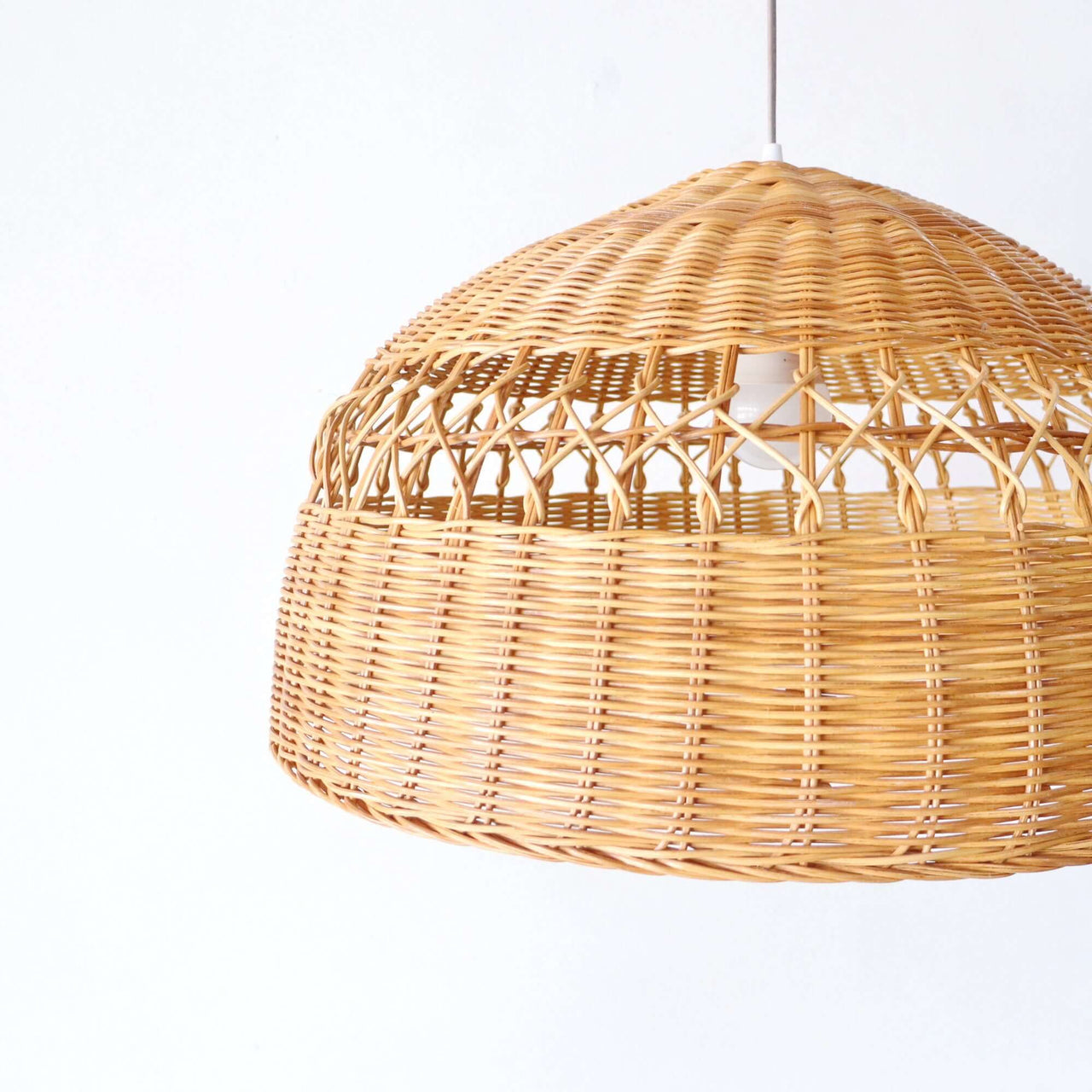PARADEE — statement rattan pendant light for open-plan living spaces