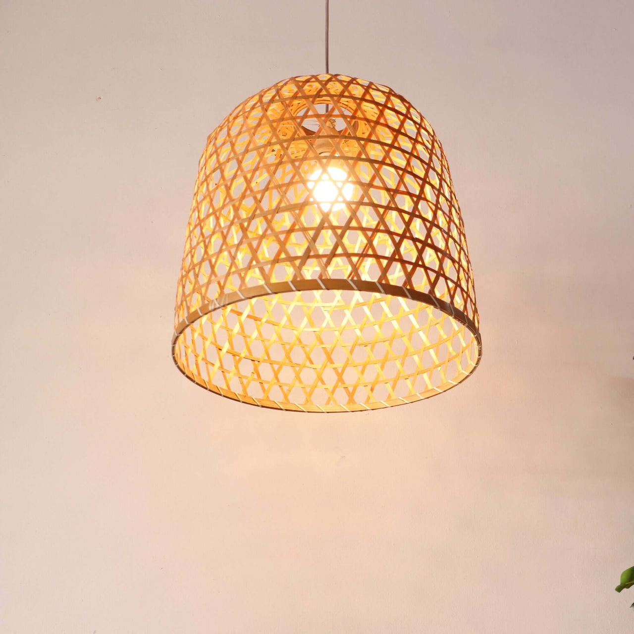 LAWAN — bamboo pendant light for Japandi and minimalist interiors