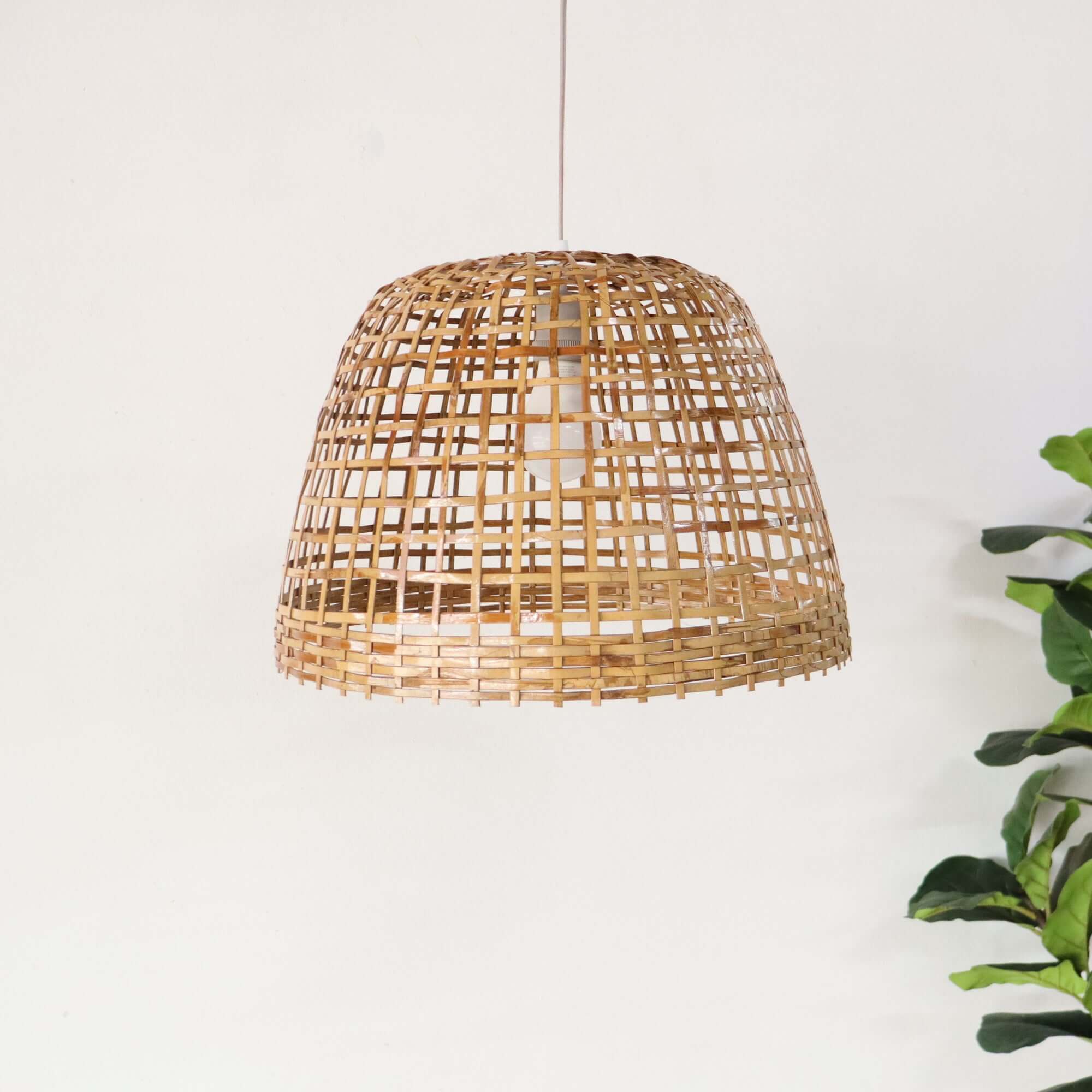 PIAREE - Lámpara colgante de bambú