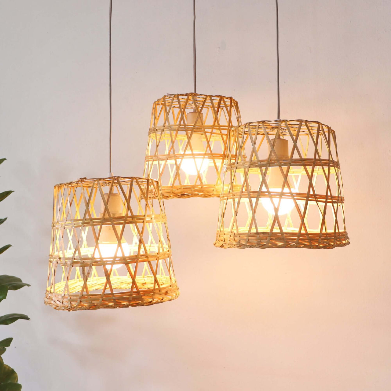 PITCHAYA - Bamboo Pendant Light Shade