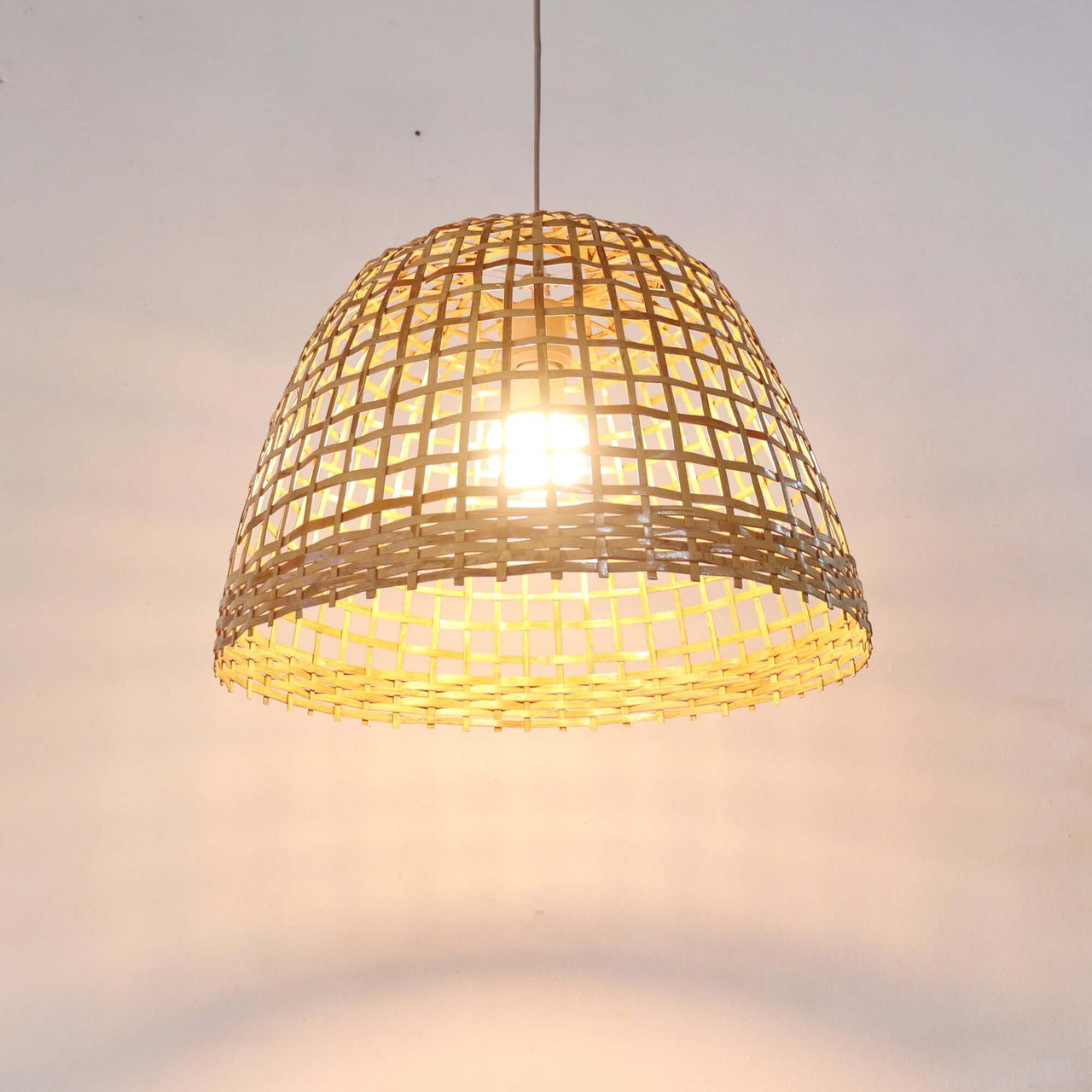 PIAREE — statement bamboo pendant light for open-plan living spaces