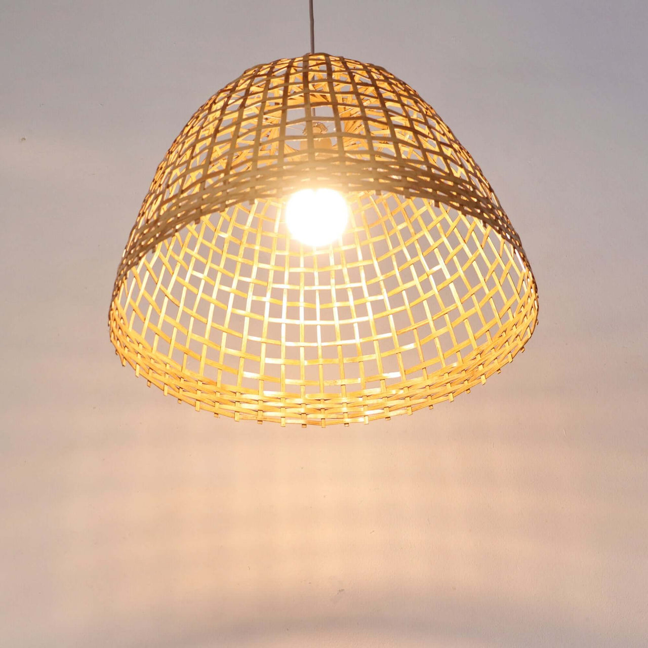 PIAREE — bamboo pendant light that brings warm, relaxed boho ambience