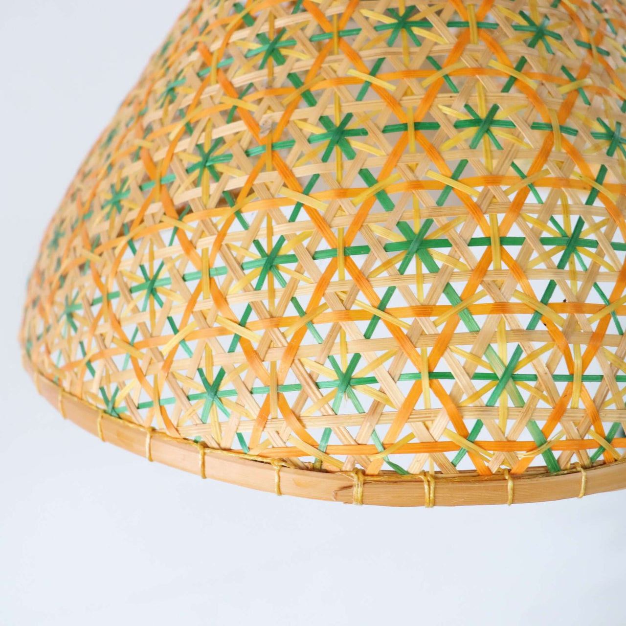 LALEE — natural bamboo pendant light made from natural fibres