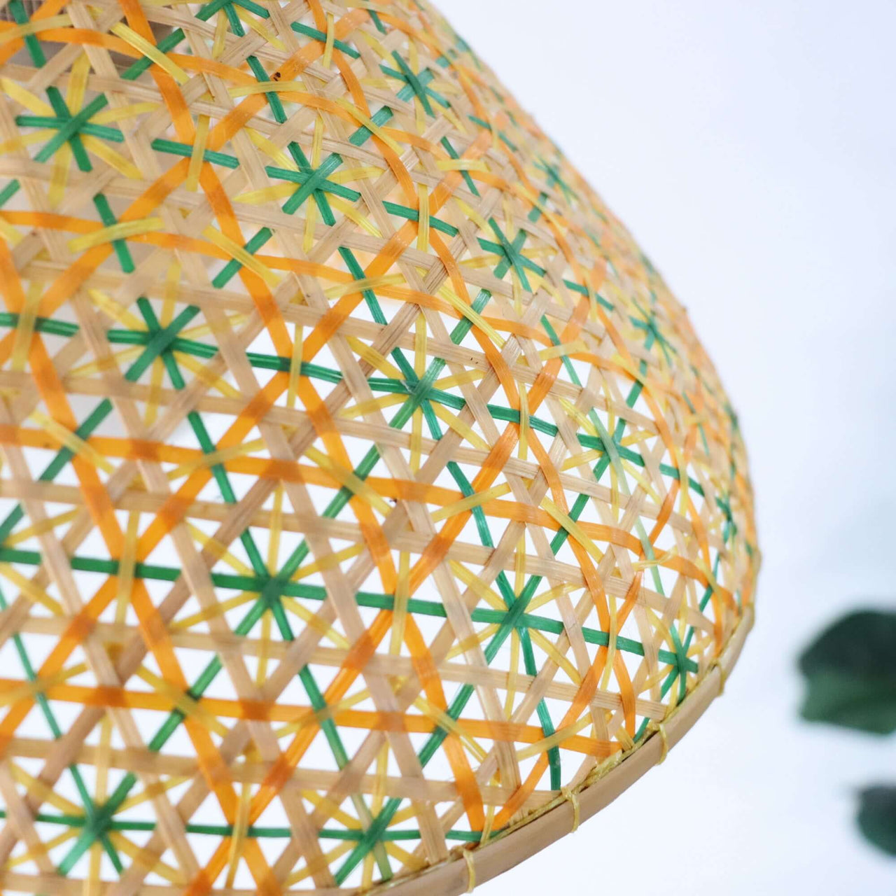 LALEE — bamboo pendant light for kitchen island lighting