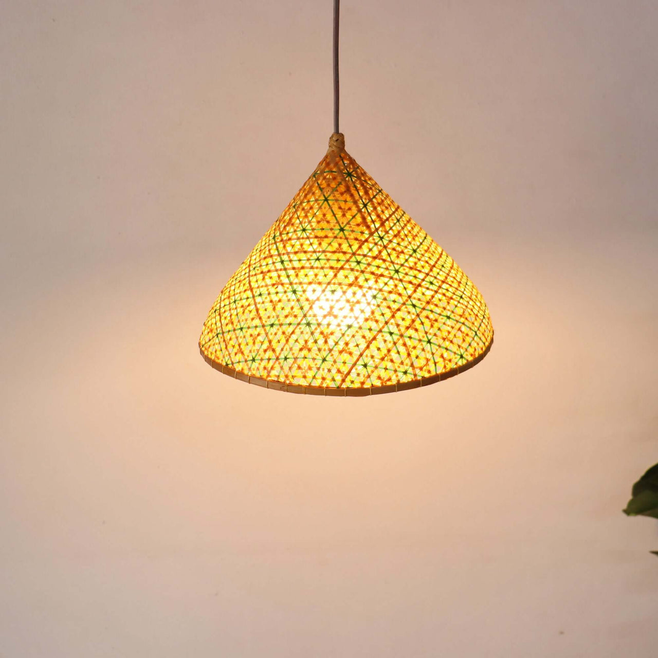 LALEE — statement bamboo pendant light for open-plan living spaces