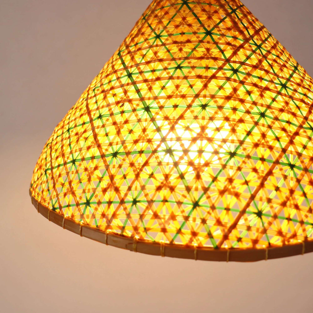 LALEE — bamboo pendant light for Japandi and minimalist interiors
