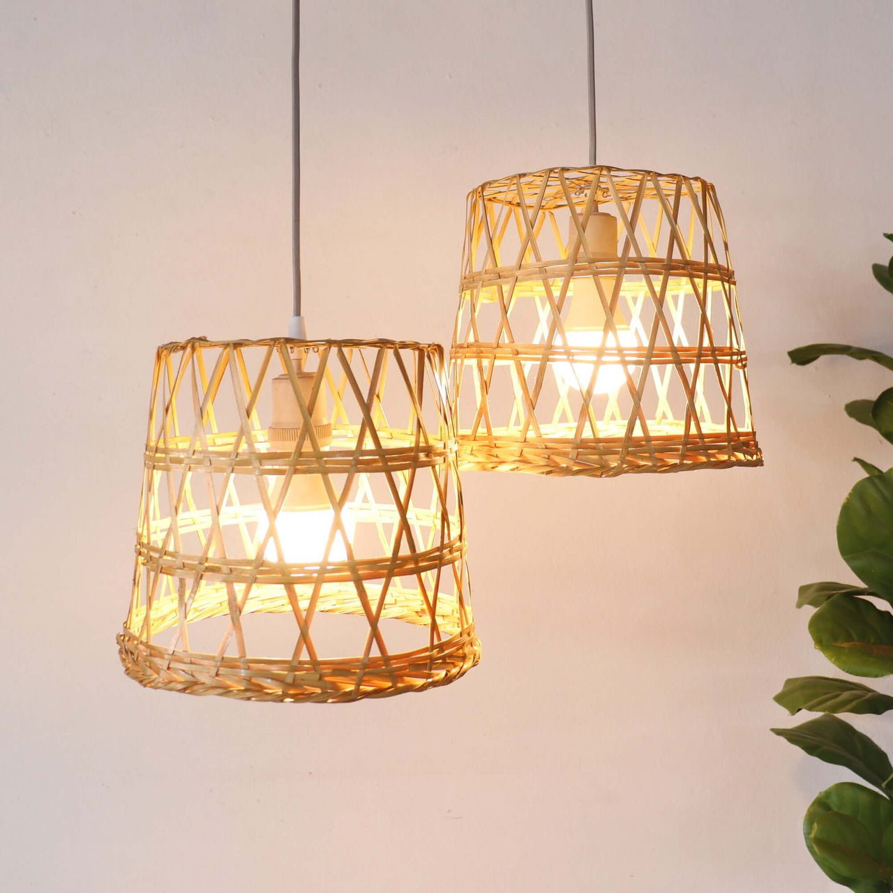 PITCHAYA - Bamboo Pendant Light Shade