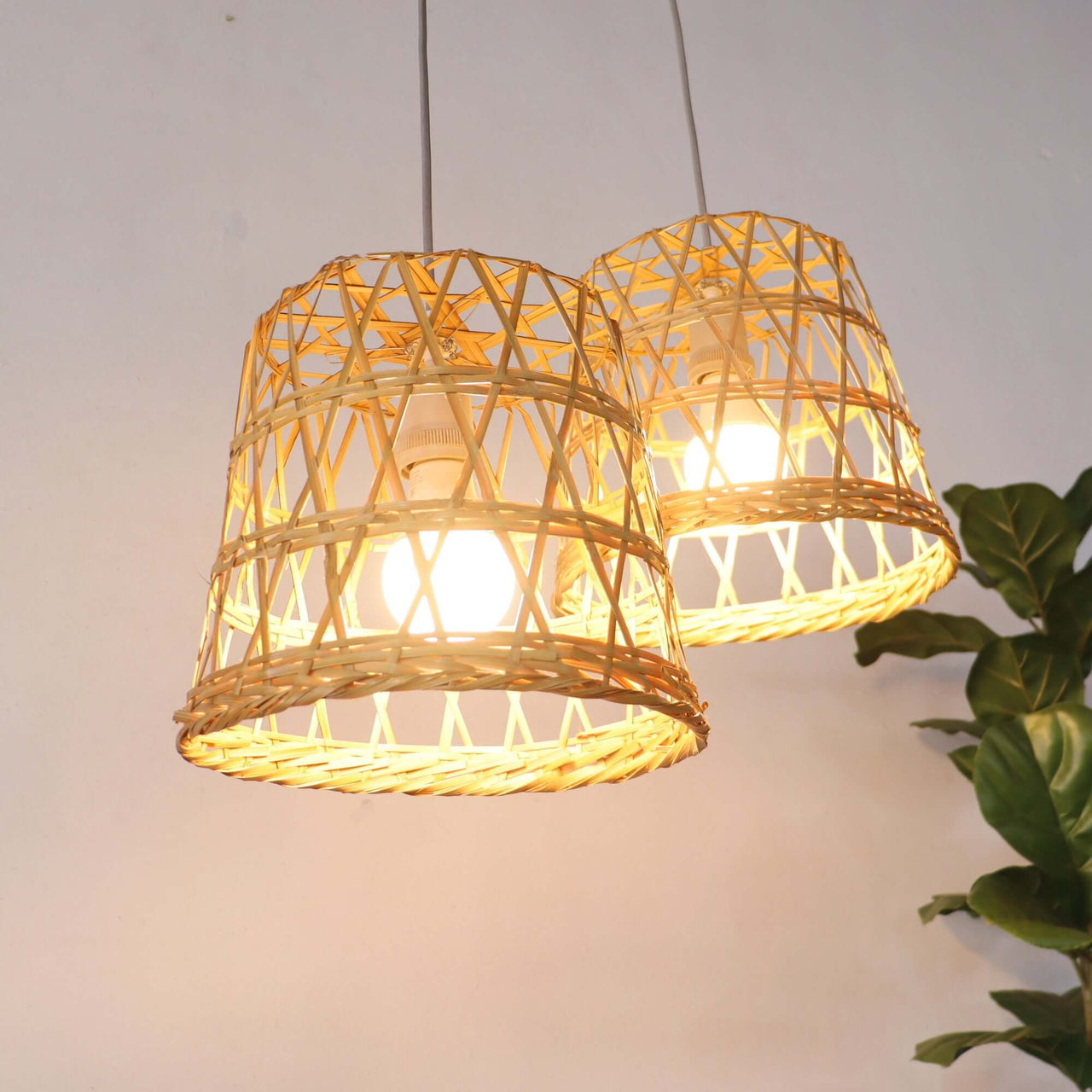 PITCHAYA - Bamboo Pendant Light Shade